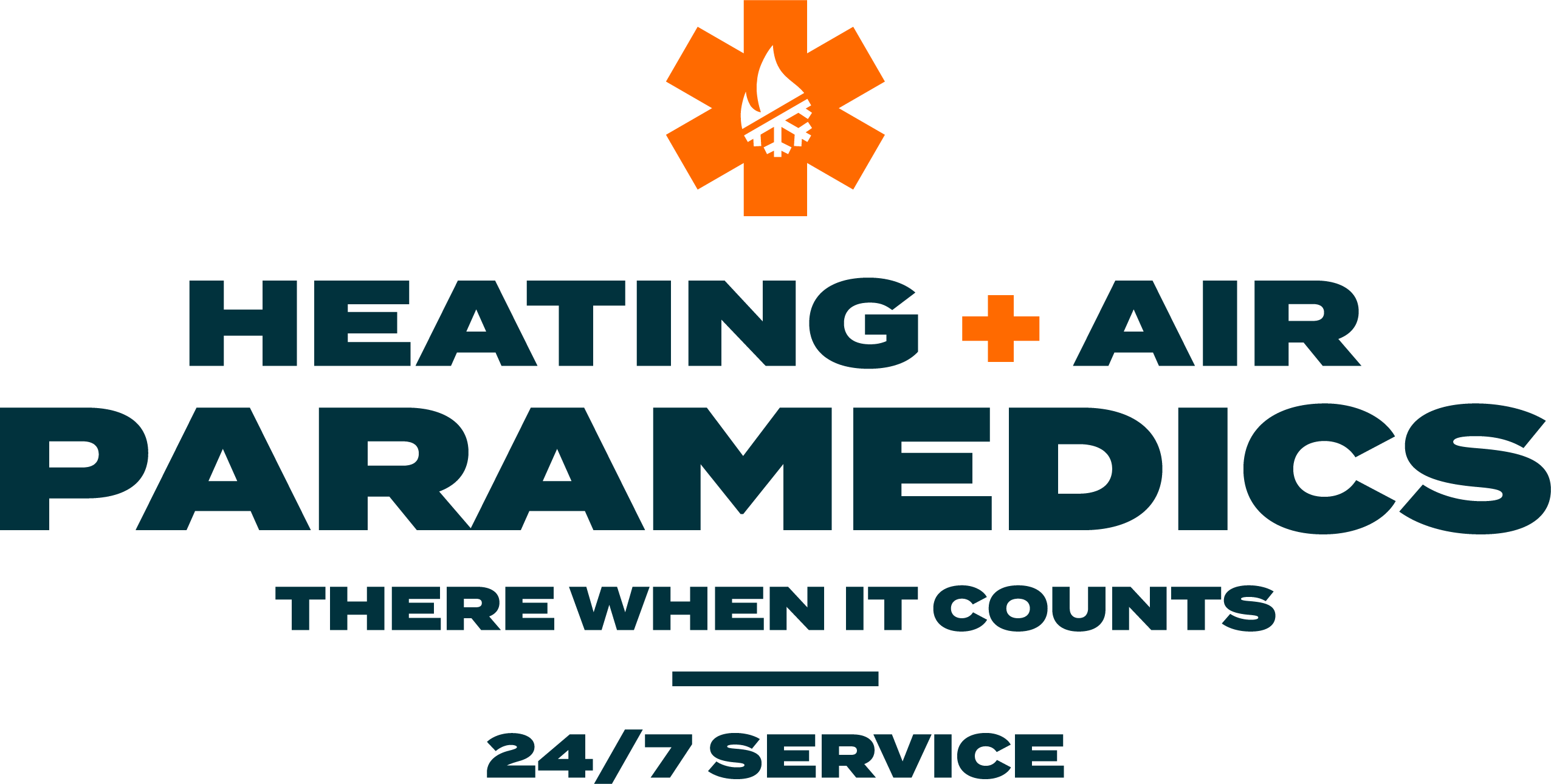Heating & Air Paramedics Logo