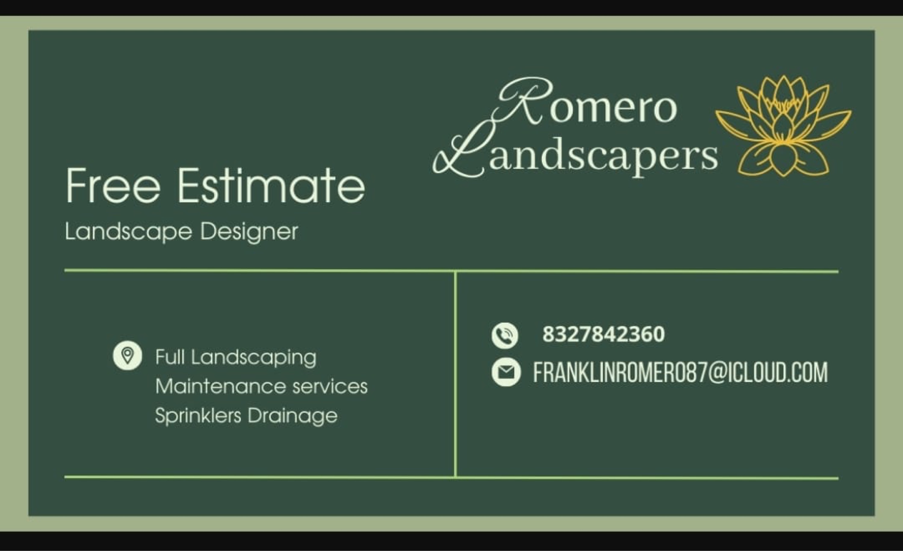 Romero Landscapers Logo