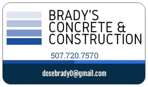 Brady's Concrete & Construction LLC Logo