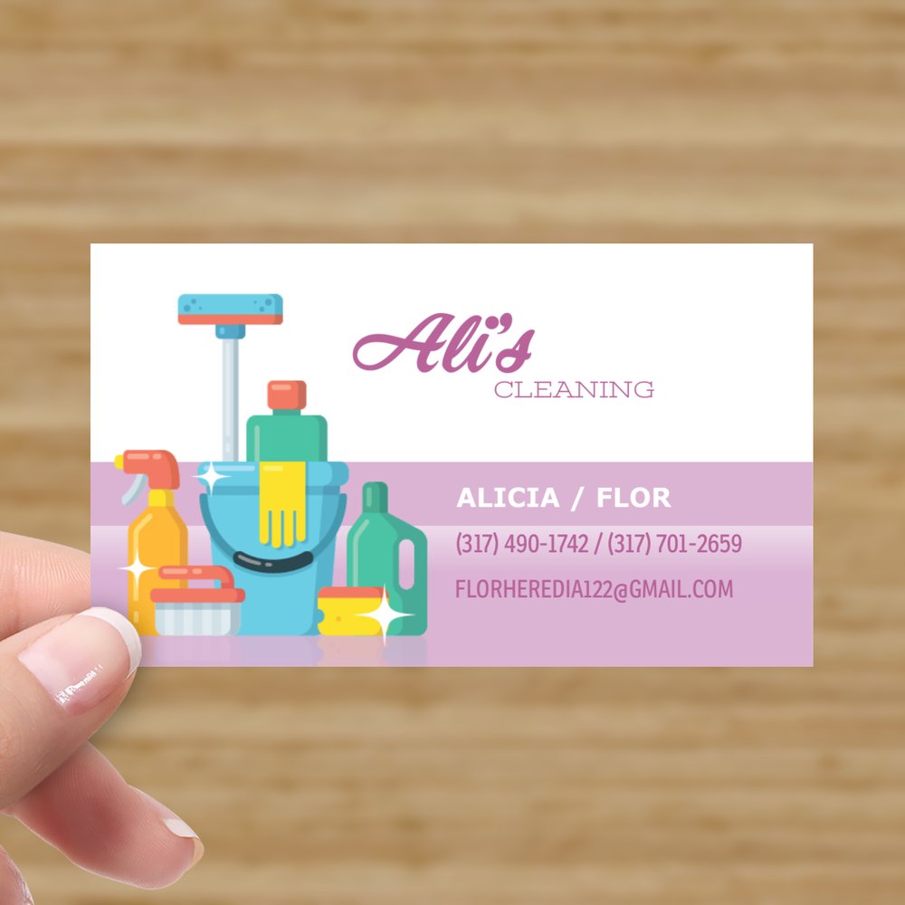 Ali's Cleaning Services Logo