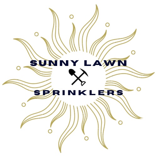Sunny Lawn and Sprinklers Logo