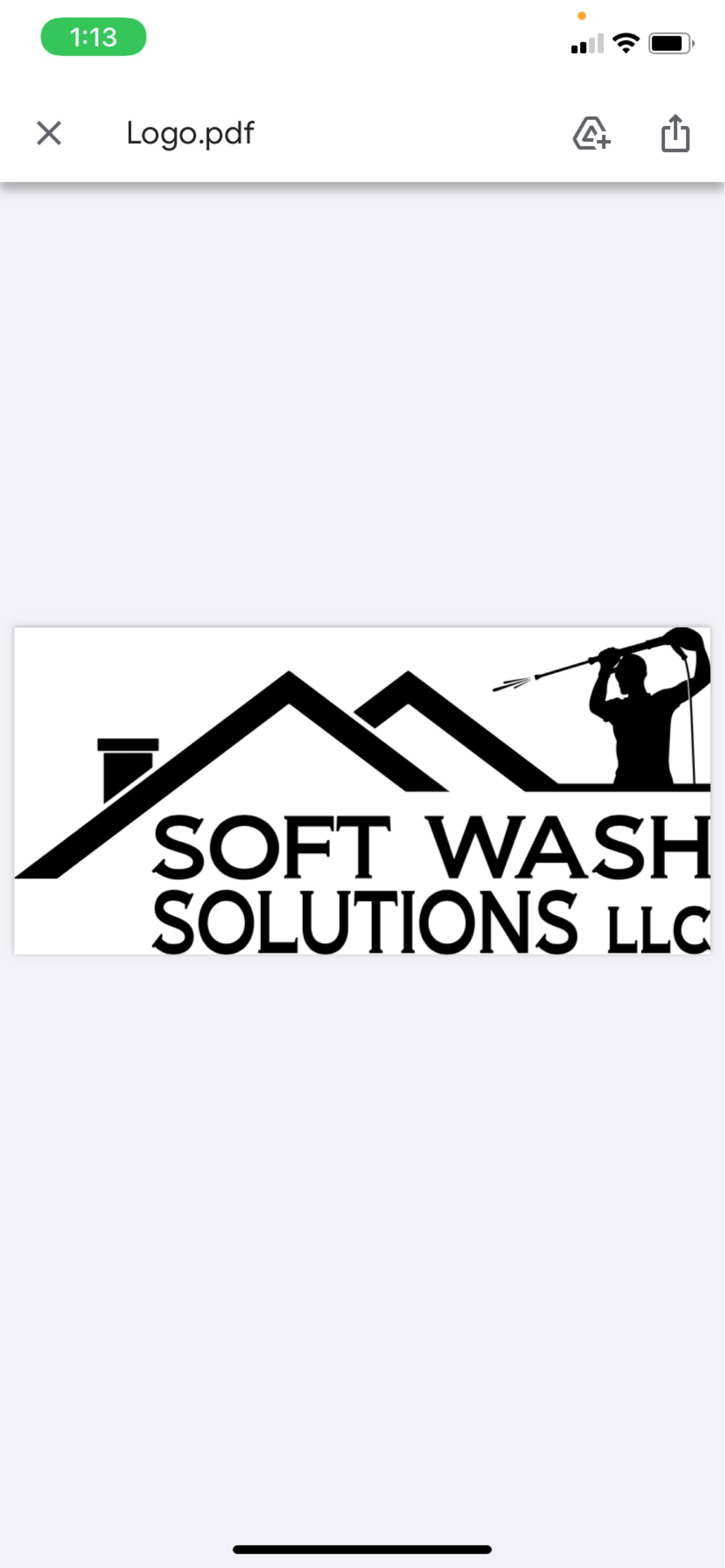 Soft Wash Solutions Logo