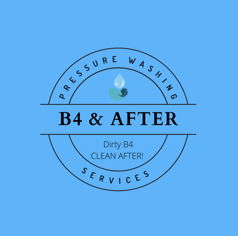 Before and After Pressure Washing Services Logo
