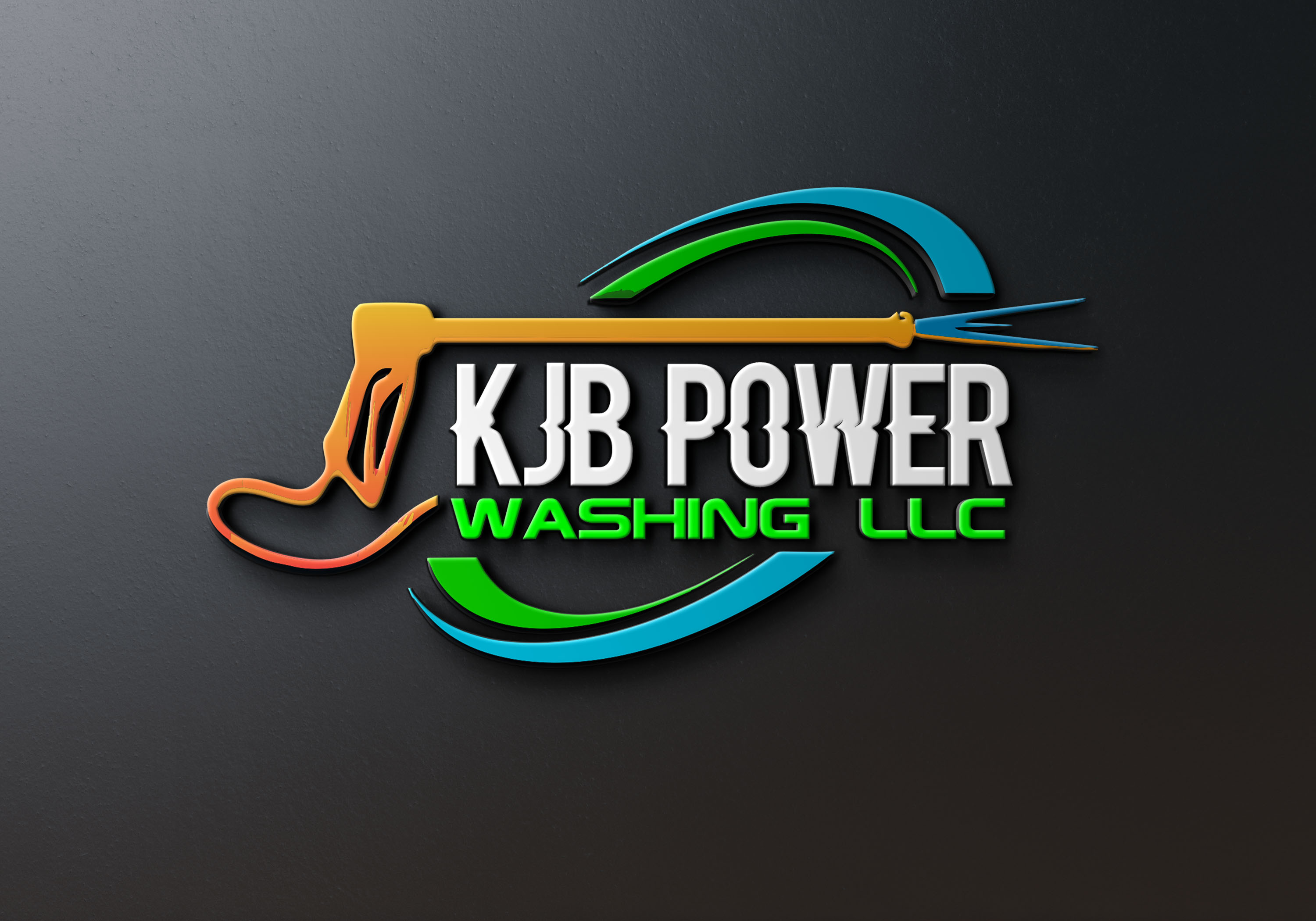 KJB Power Washing Logo