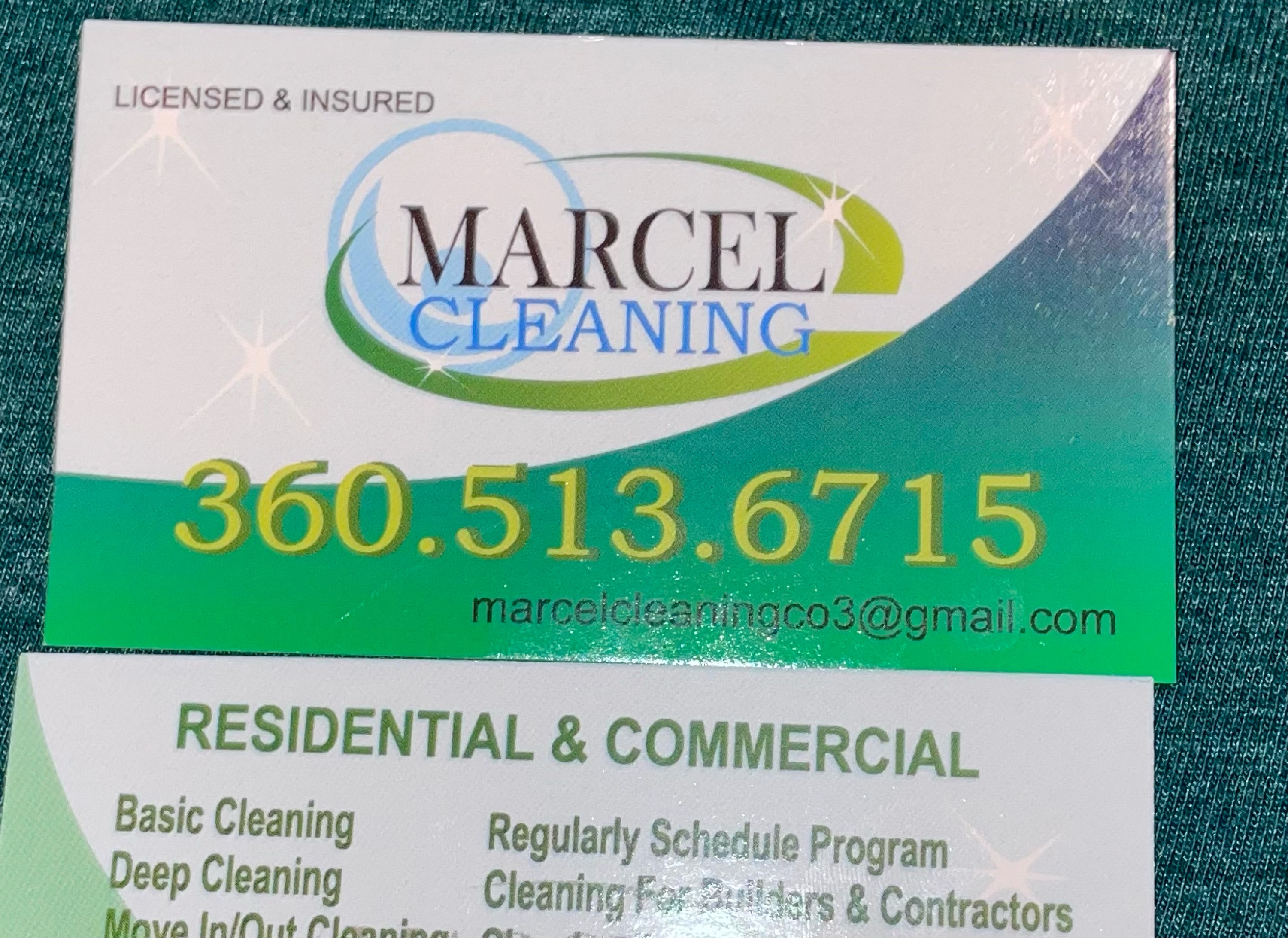 Marcel Cleaning, LLC Logo