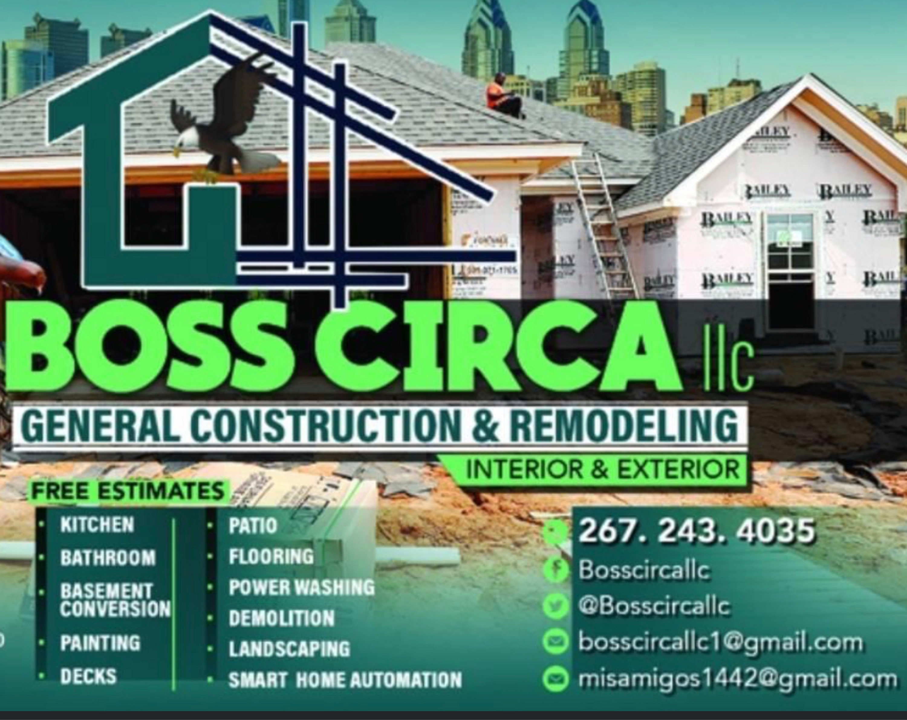 Boss Circa Construction Logo