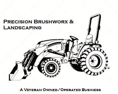 Precision Brushworx & Landscaping Logo