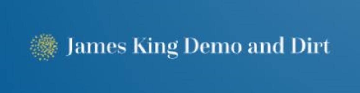 James King Demo and Dirt Logo