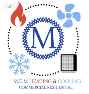 M.E.M. Heating & Cooling Logo