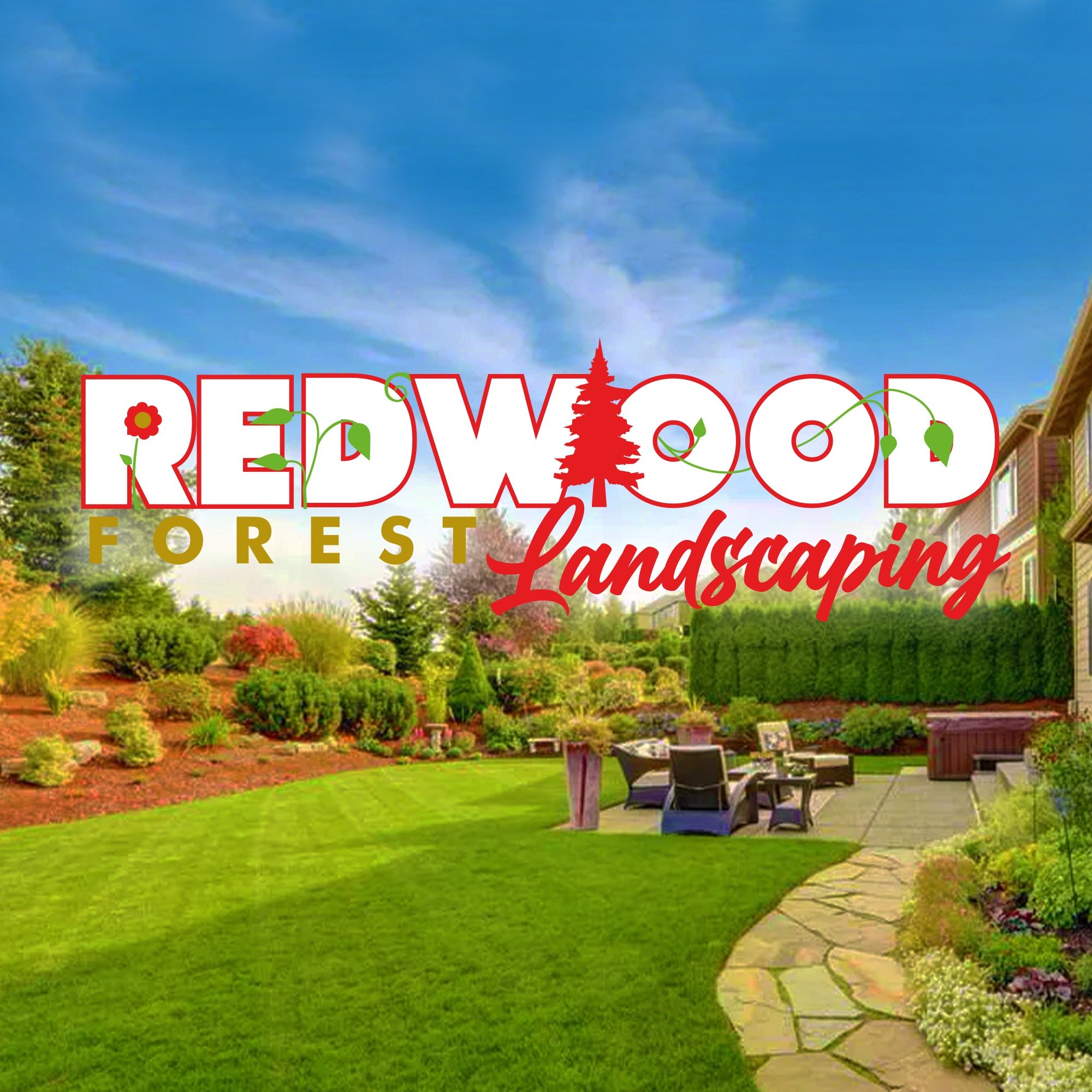 Redwood Forest Landscaping Logo