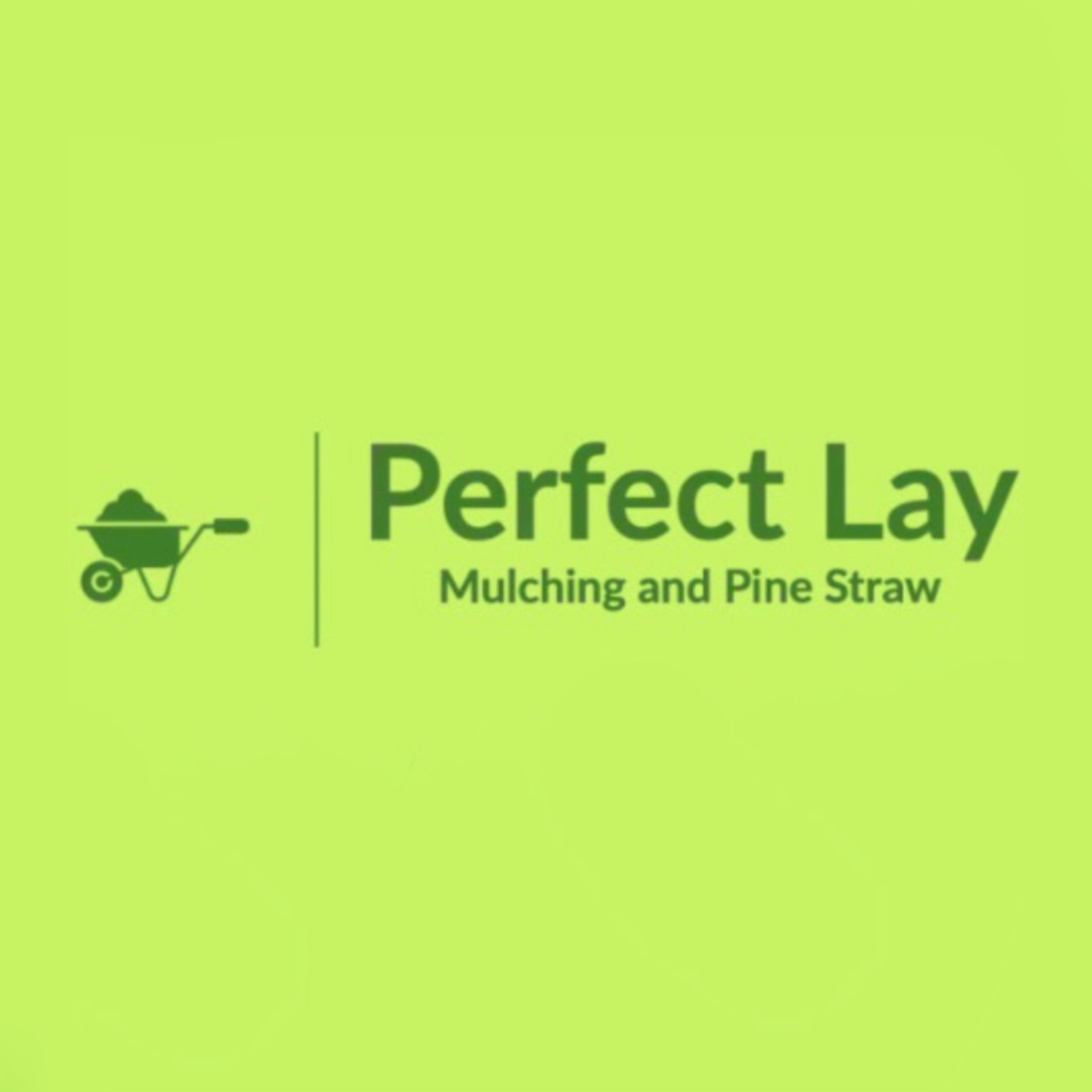 Perfect Lay Mulching and Pine Straw Logo