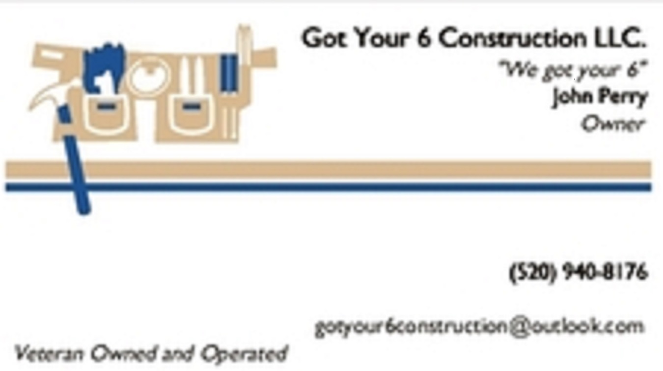 Got Your 6 Construction-Unlicensed Contractor Logo
