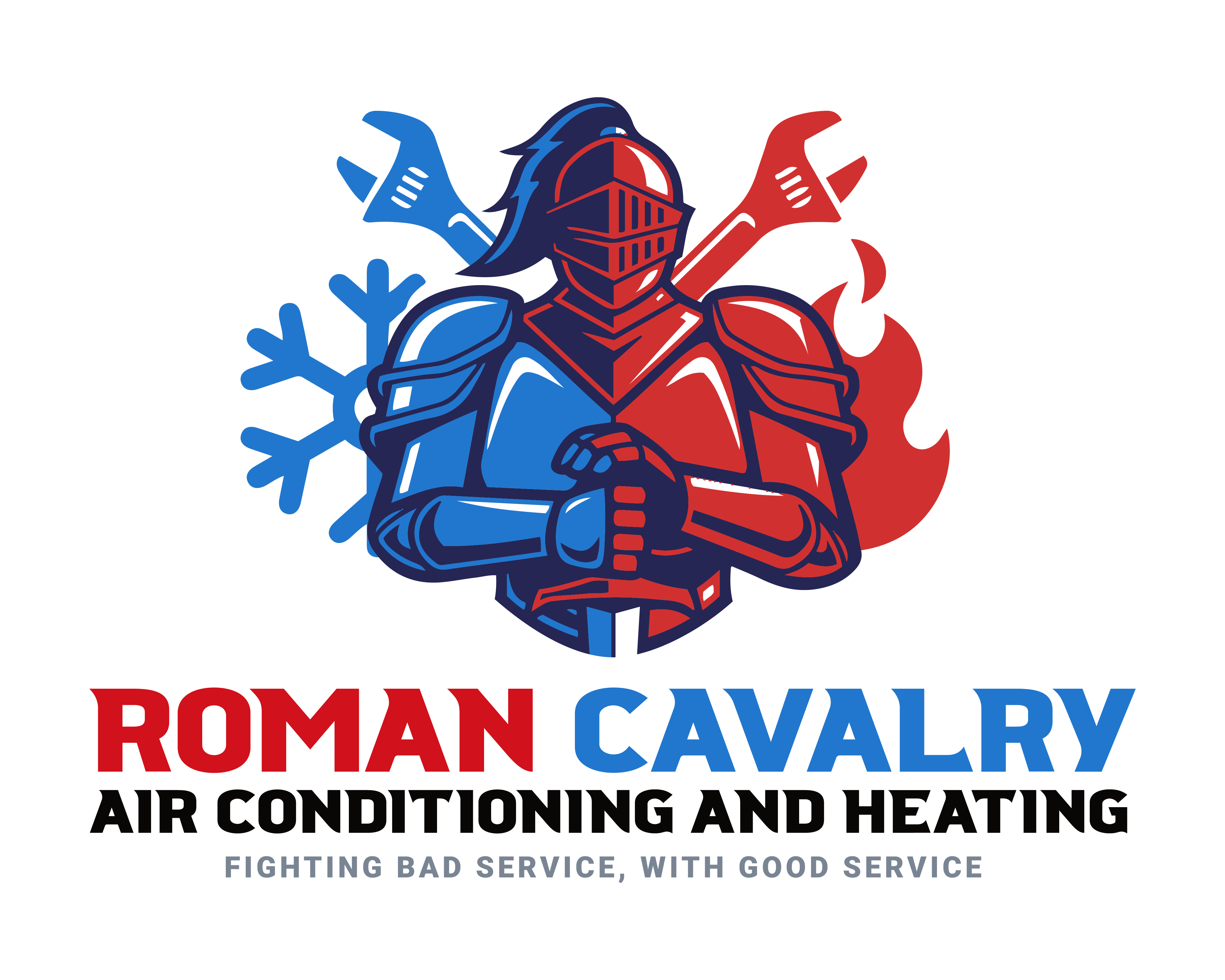 Roman Cavalry Air Conditioning & Heating Logo