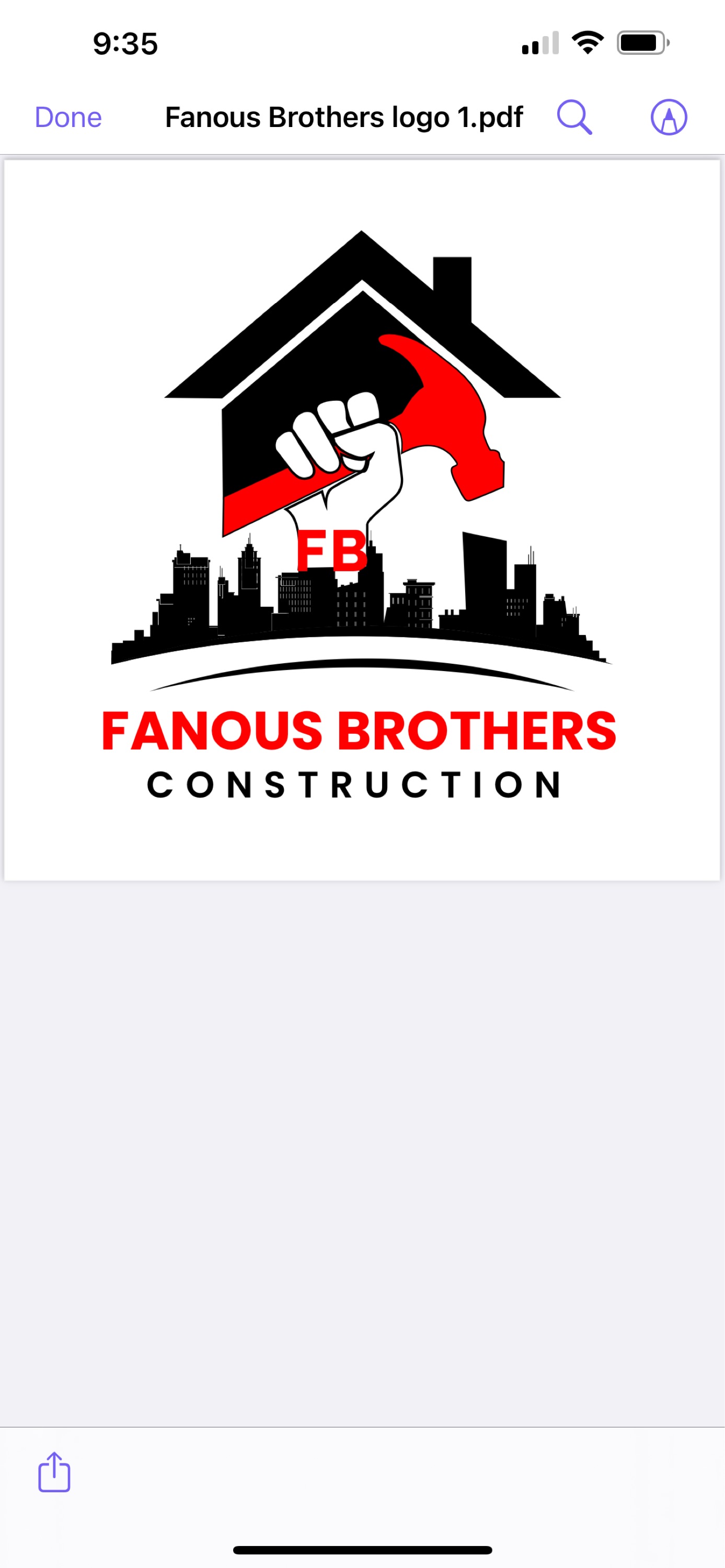 Fanous Brothers Construction, Inc. Logo