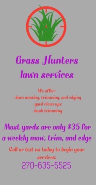 Grass Hunters Lawn Service -- Lawn Services Logo