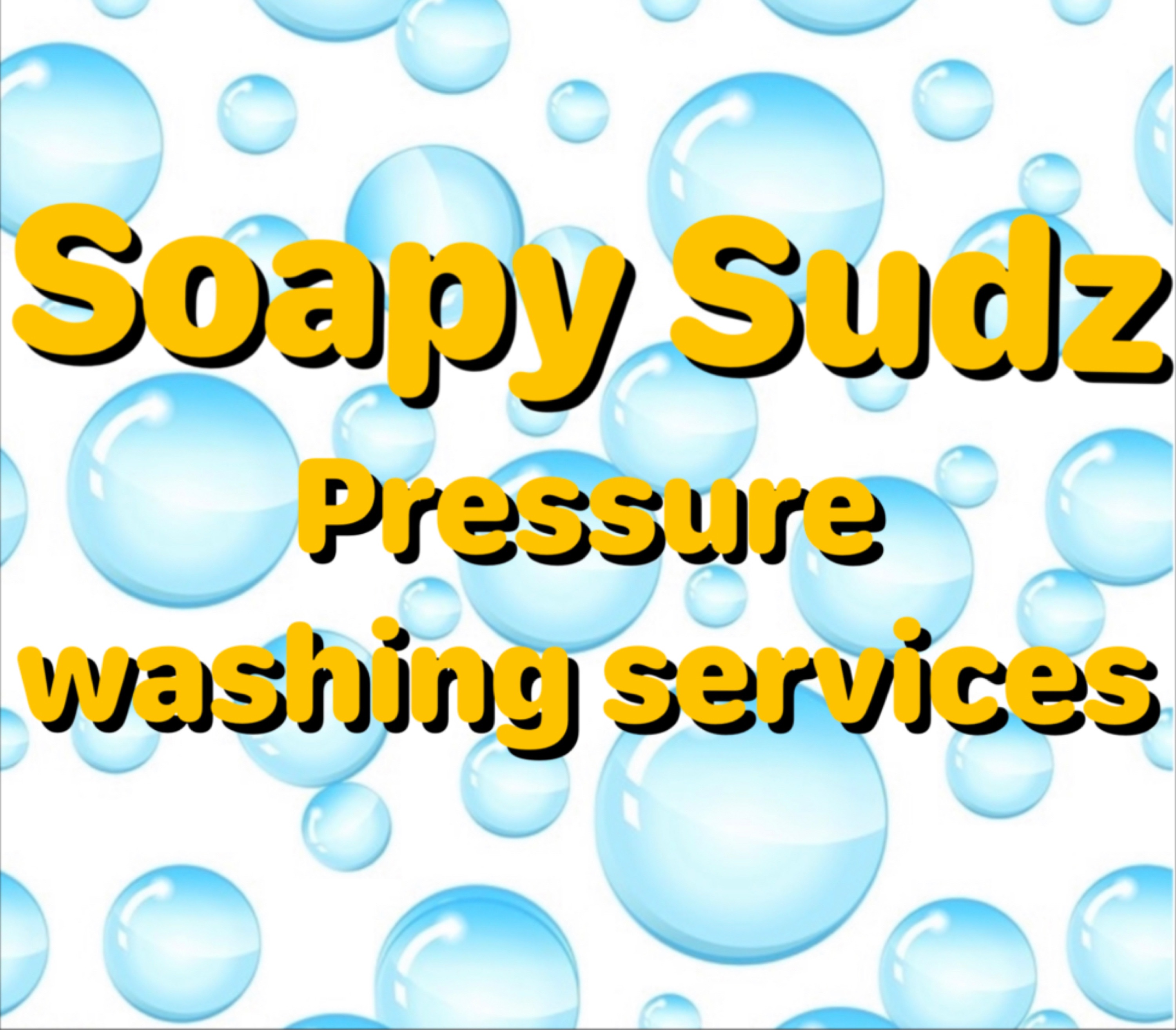 Soapy Sudz Pressure Washing Logo