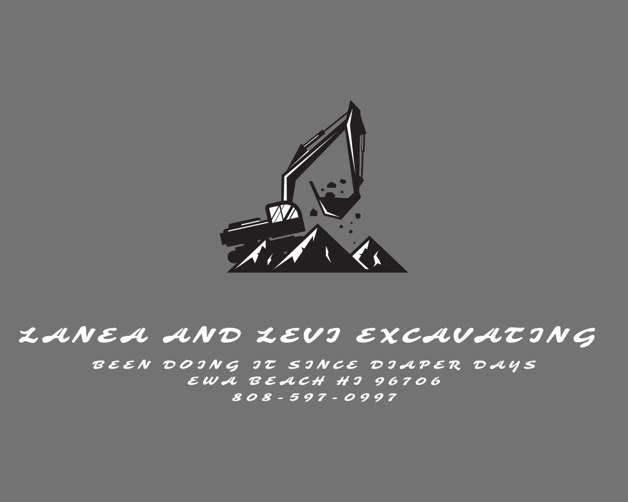 Lanea and Levi Excavating Logo