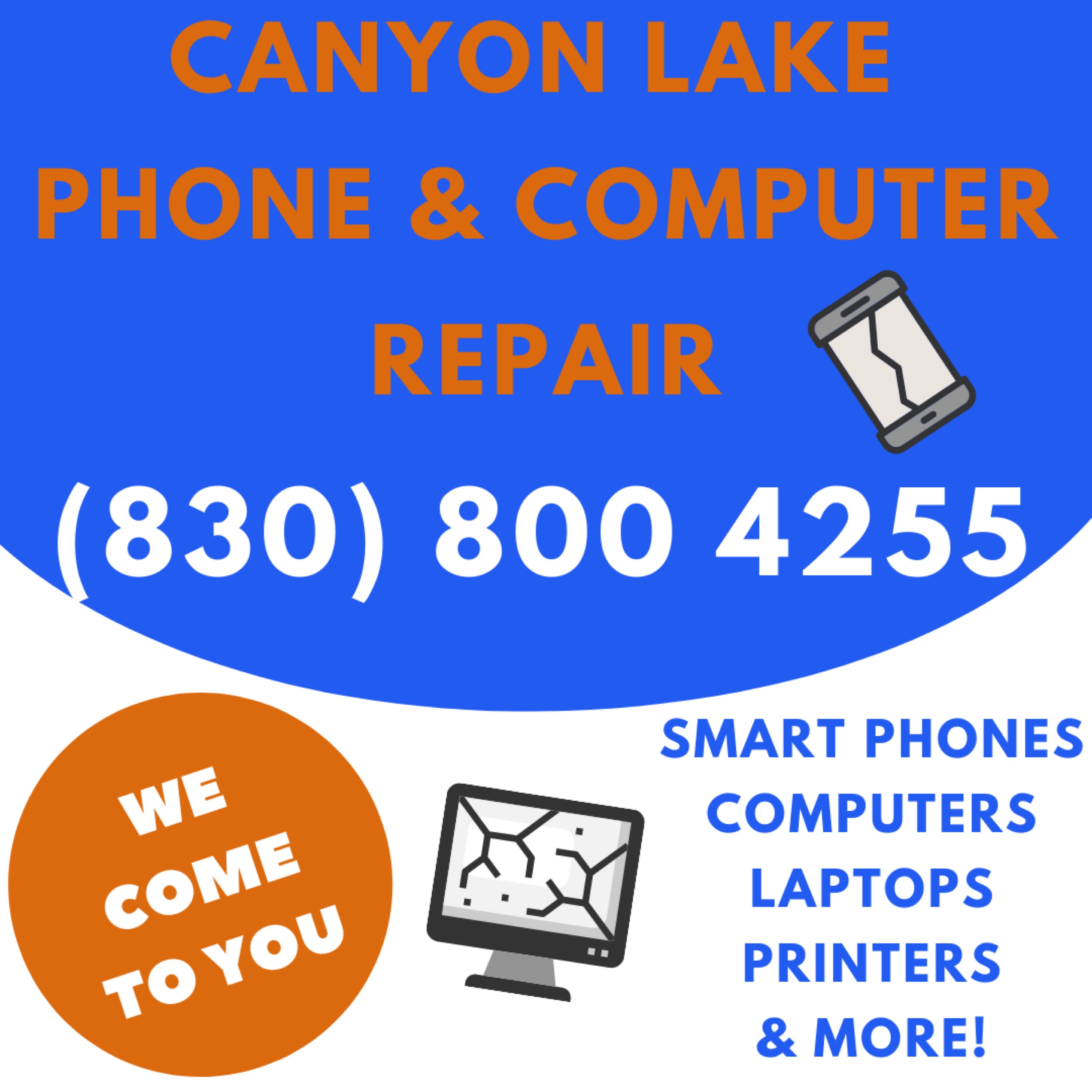 Canyon Lake Phone and Computer Repair Logo