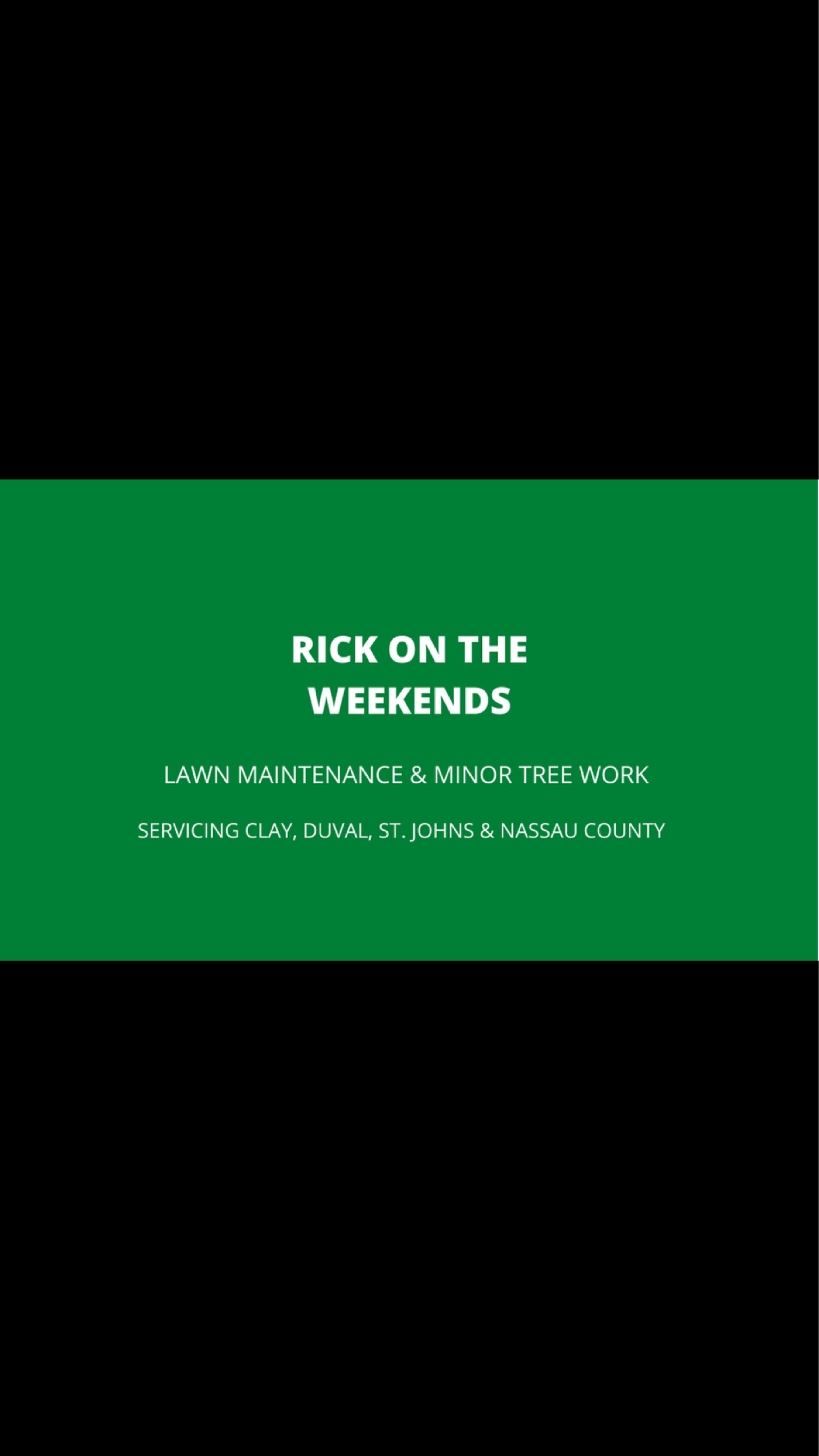 Rick on the Weekends Logo