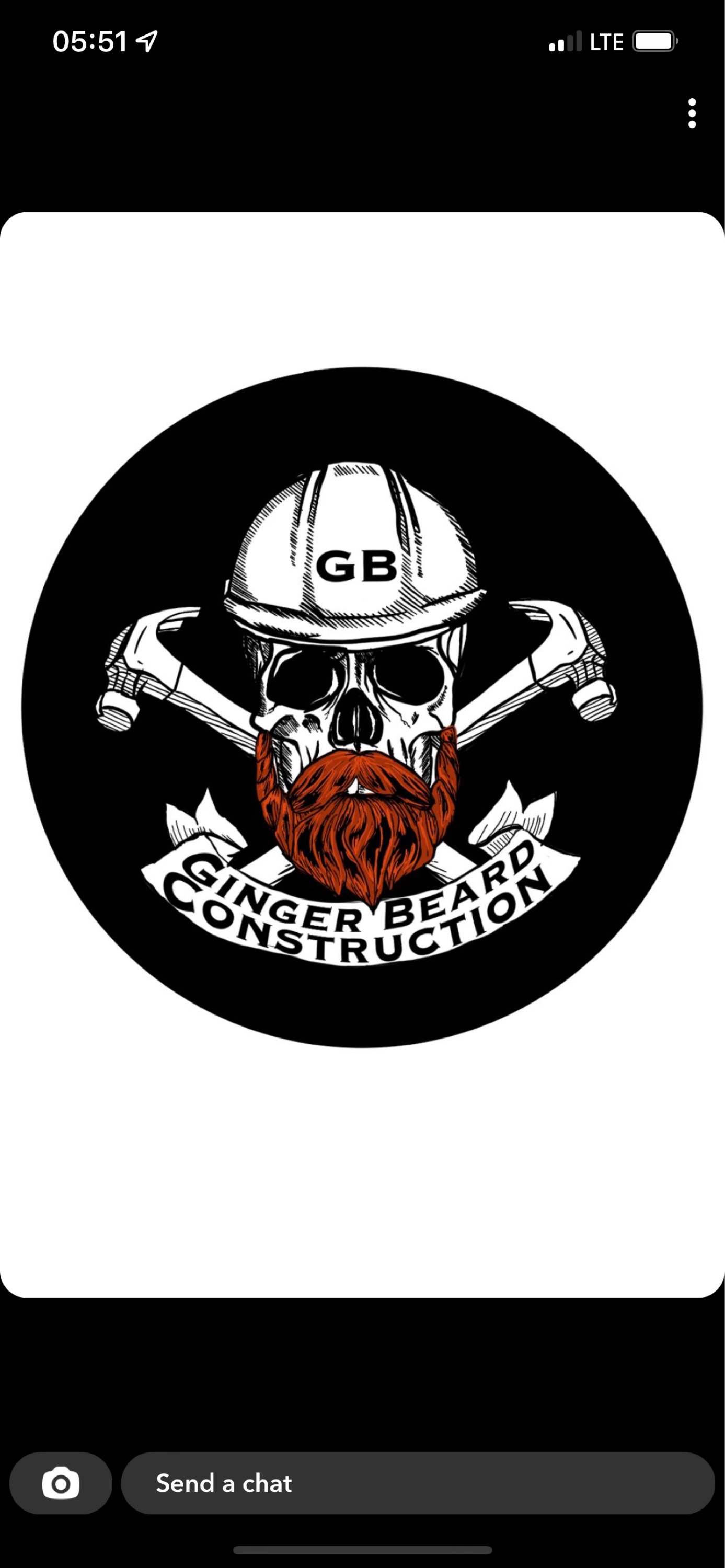 Ginger Beard Construction Logo