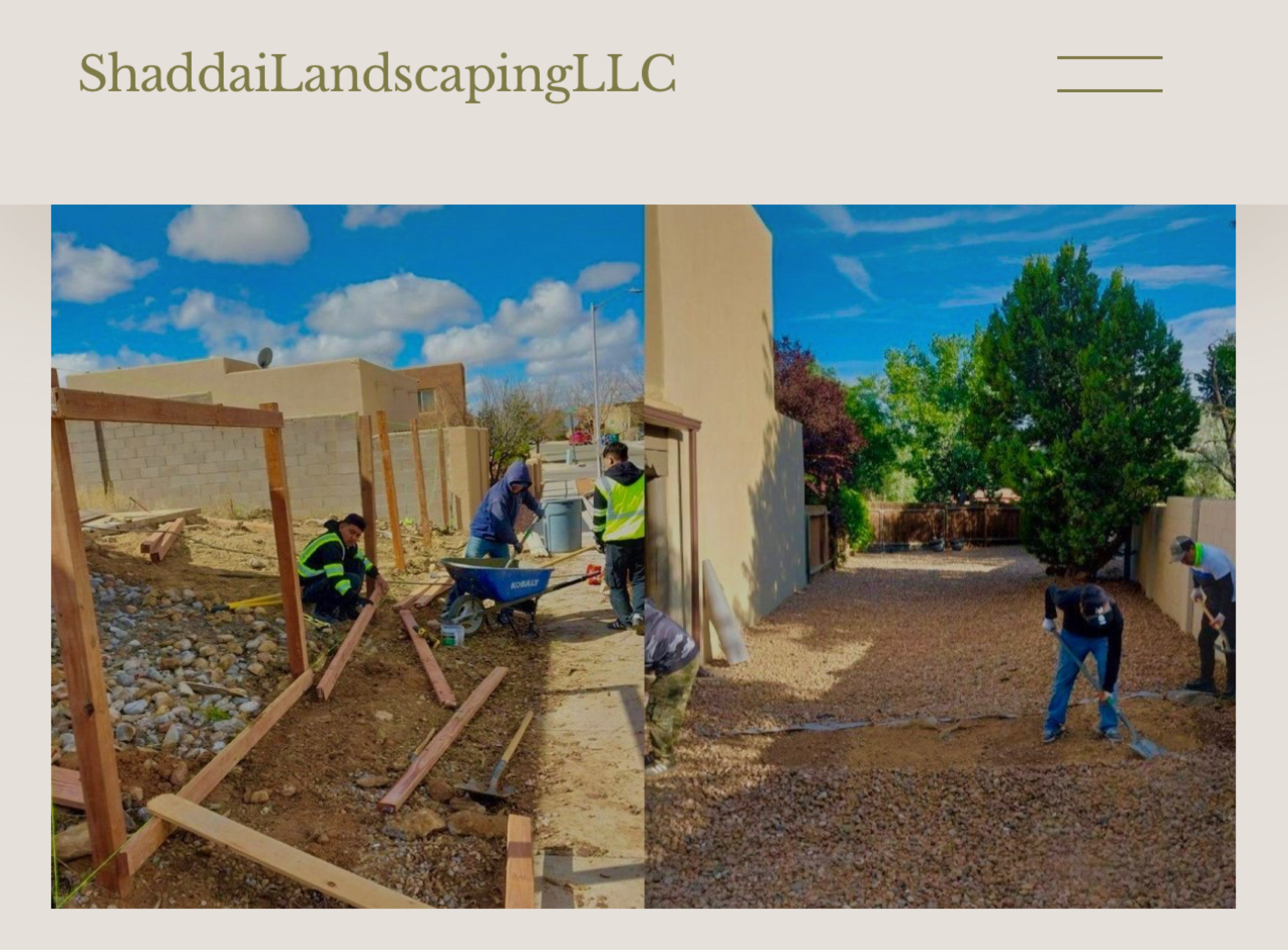 Shaddai Landscaping LLC Logo