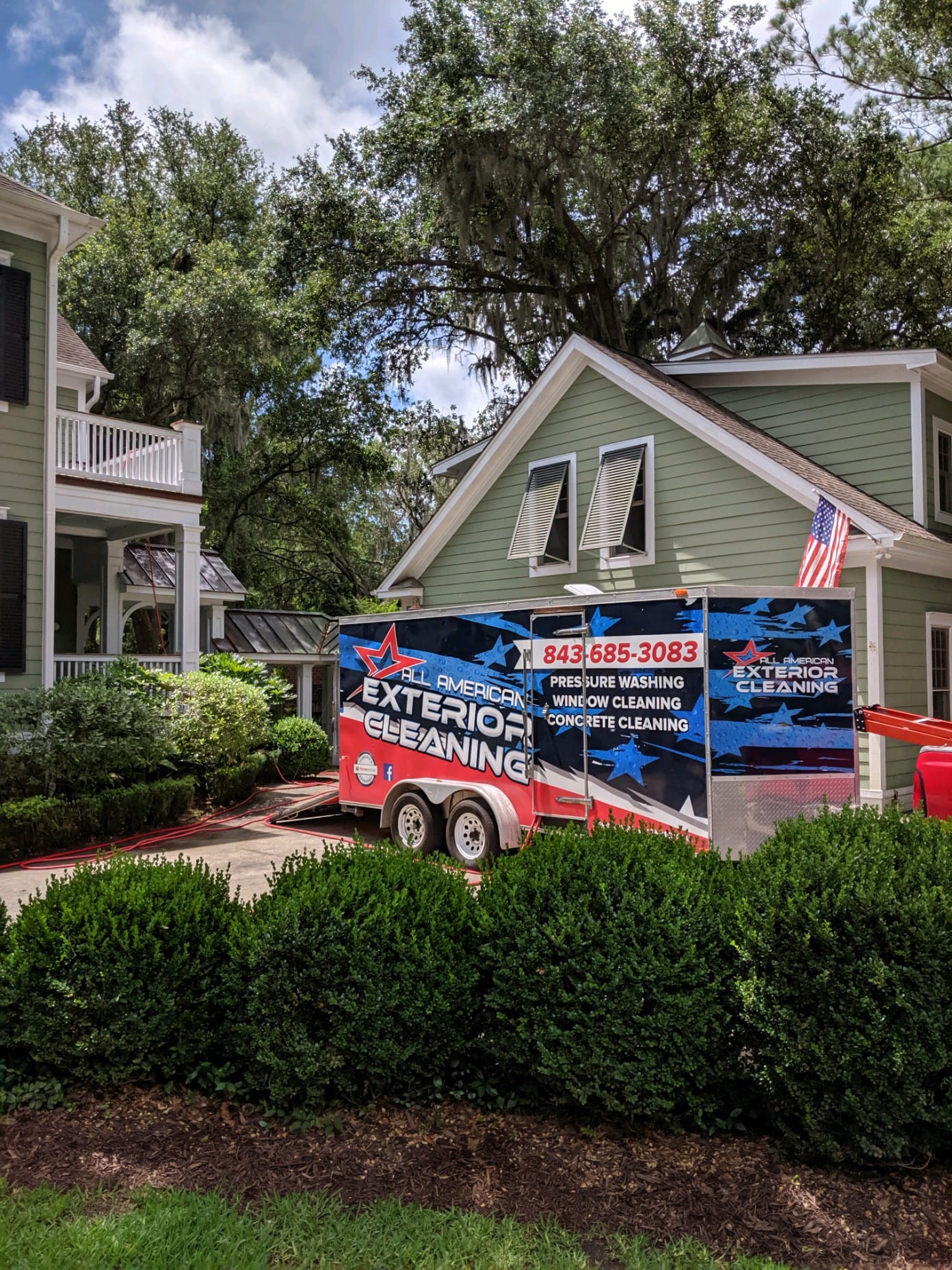 All American Exterior Cleaning Logo