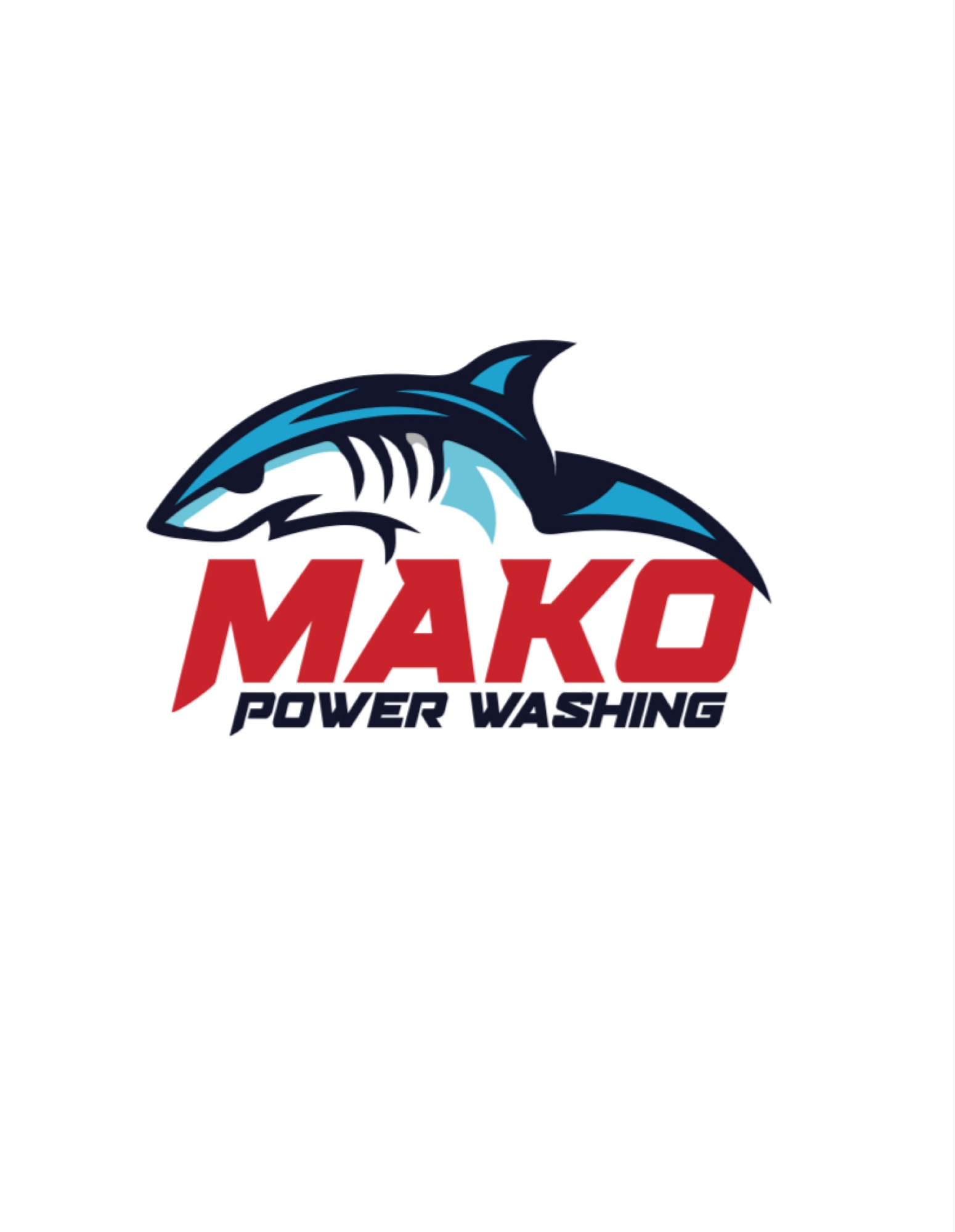 Mako Power Washing Logo