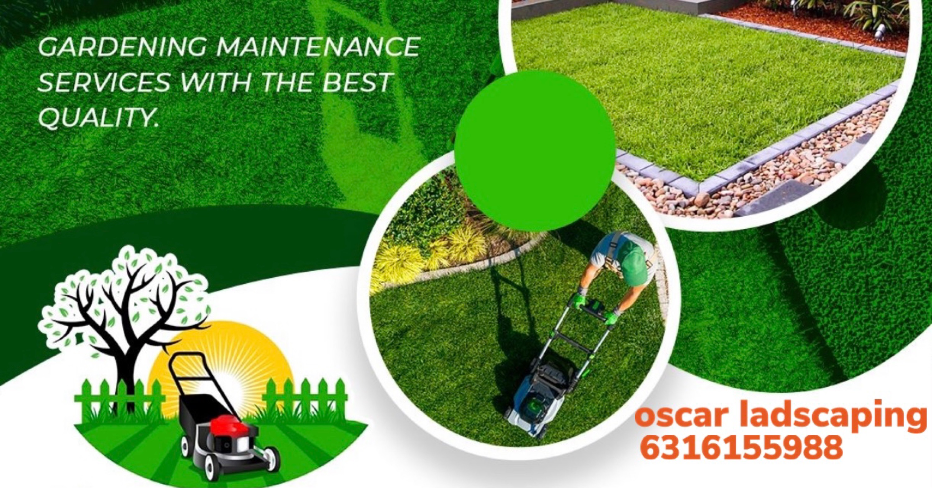 Oscar Landscaping and Construction Logo