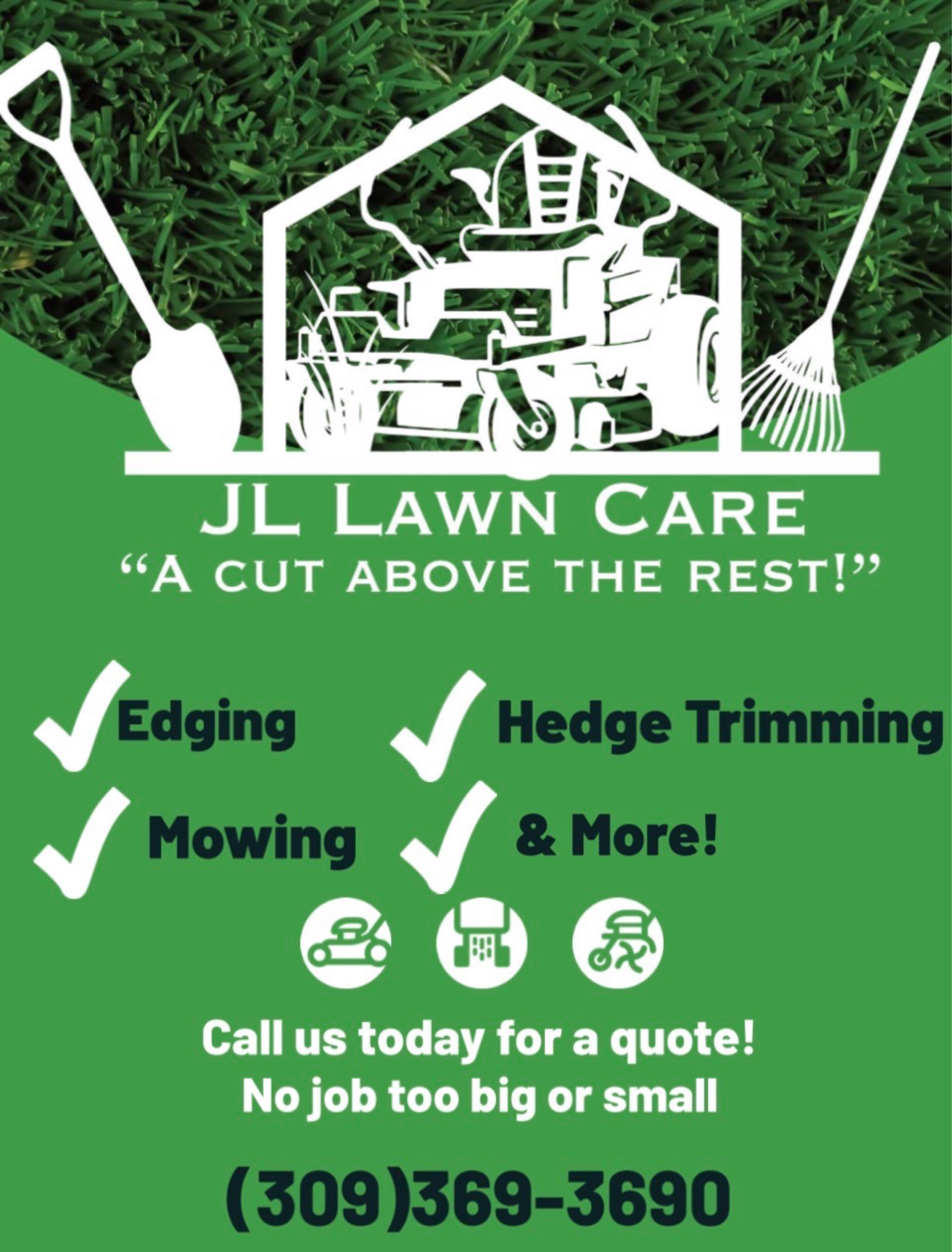 JL lawn care Logo