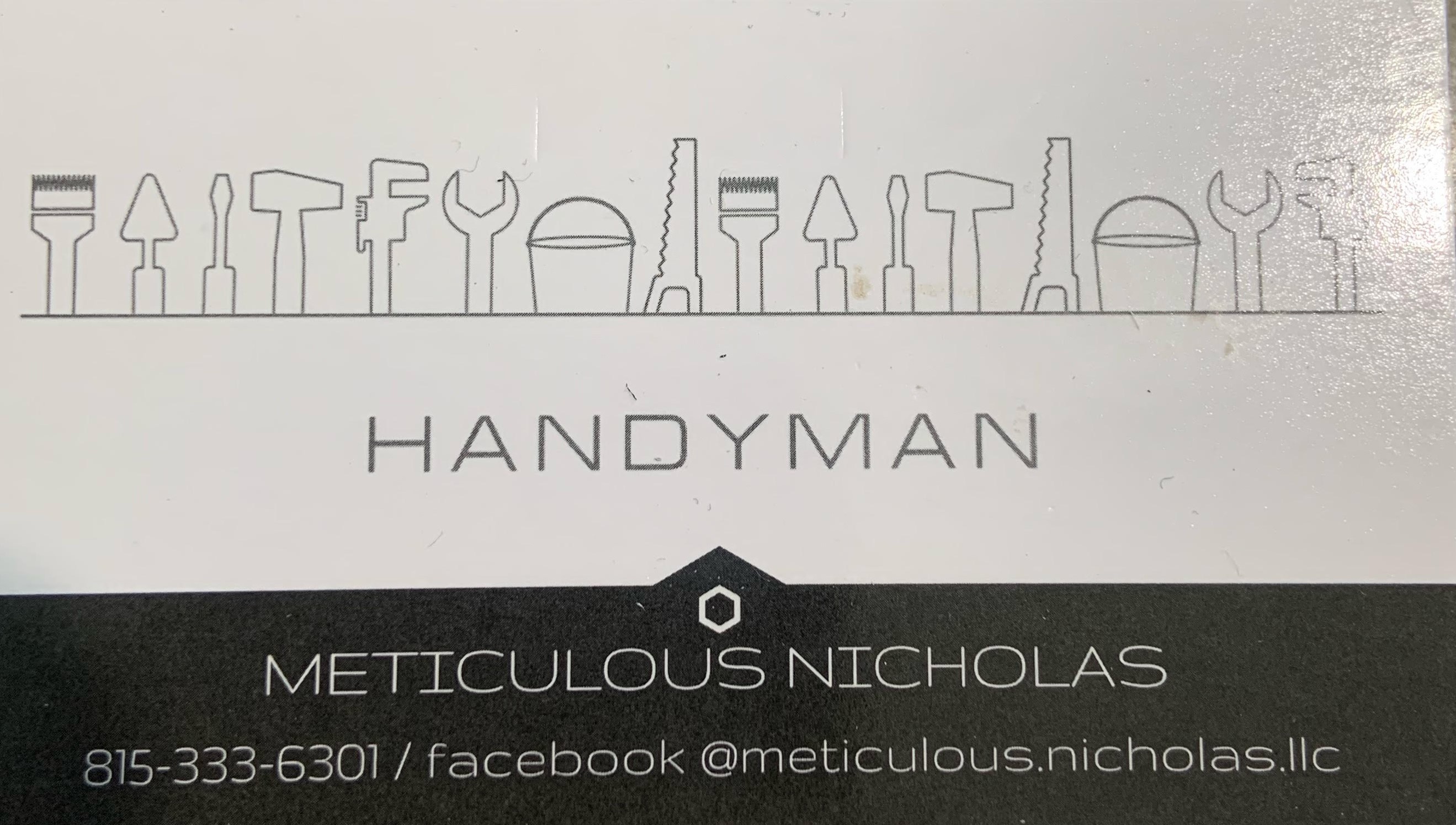 Meticulous Nicholas, LLC Logo
