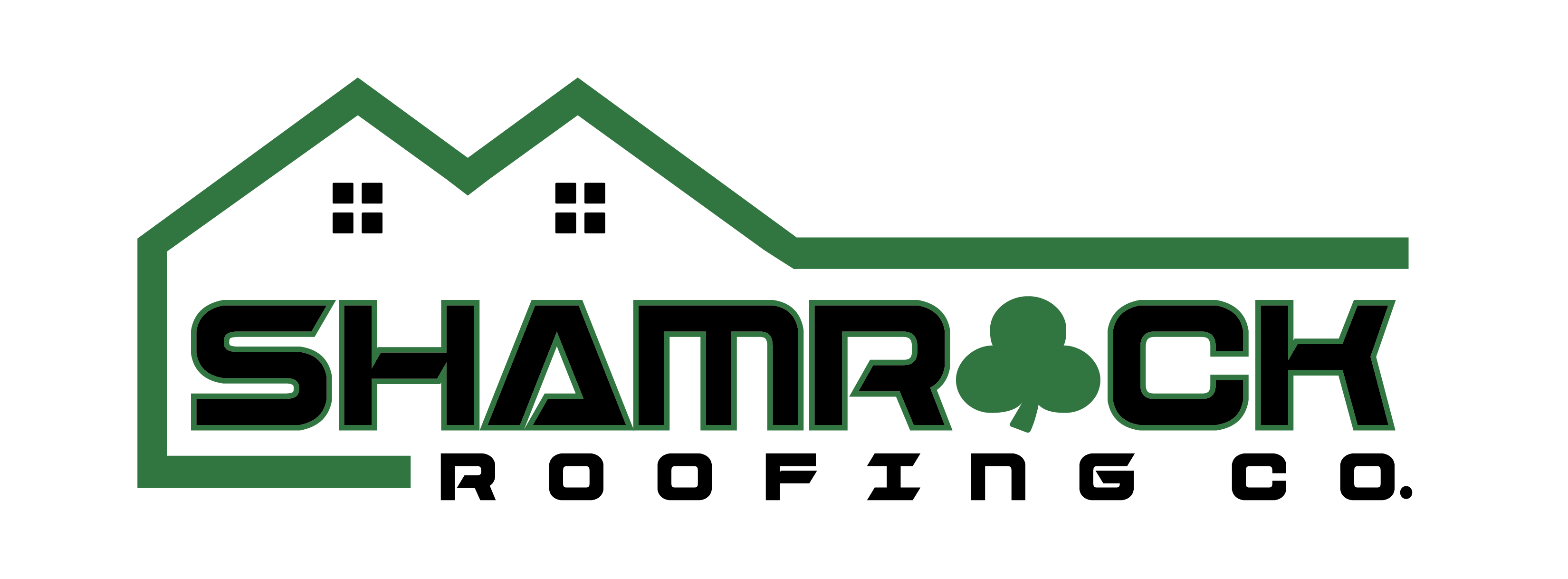 Shamrock Roofing Co. Logo