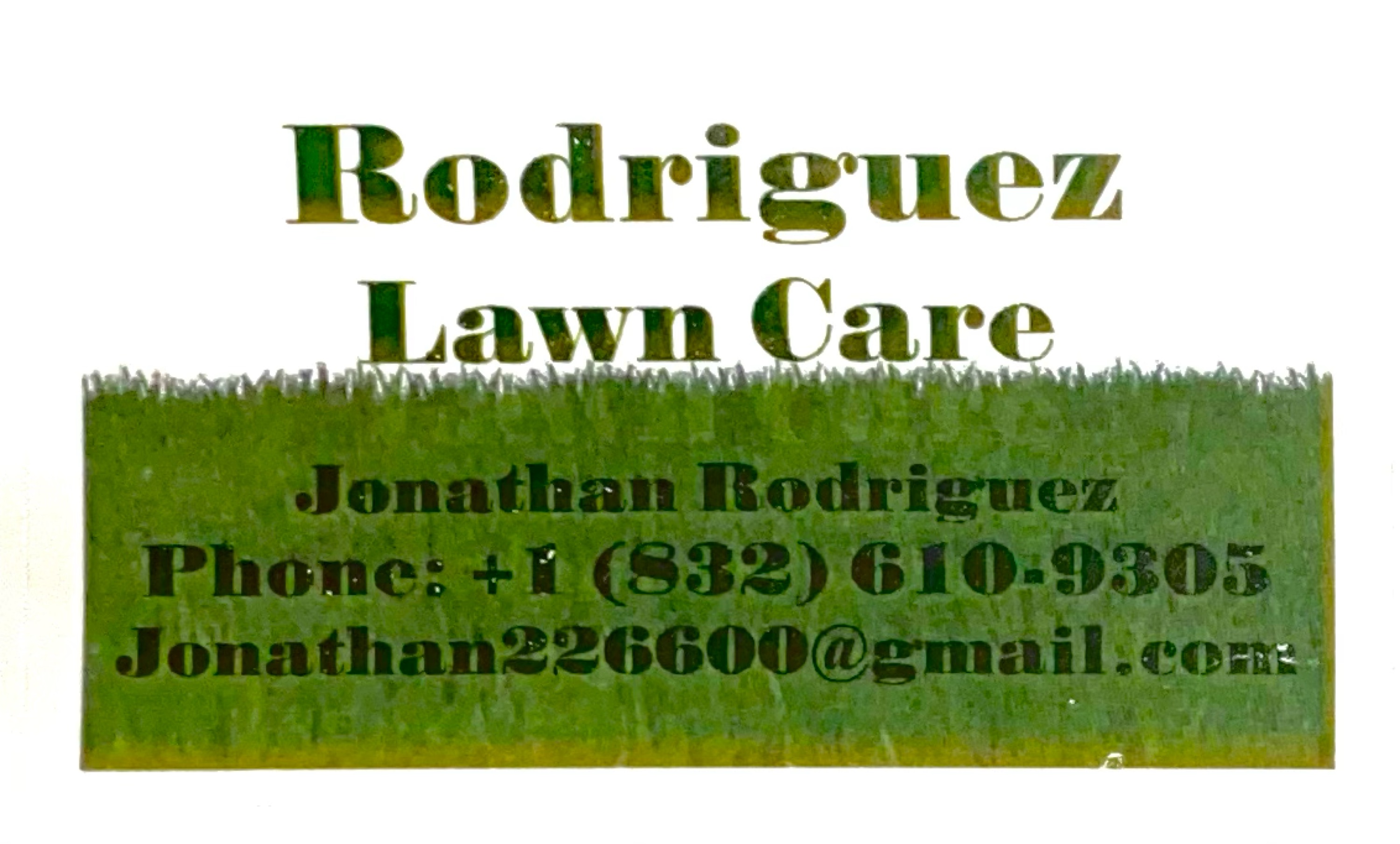 Rodriguez's Mowing Service Logo