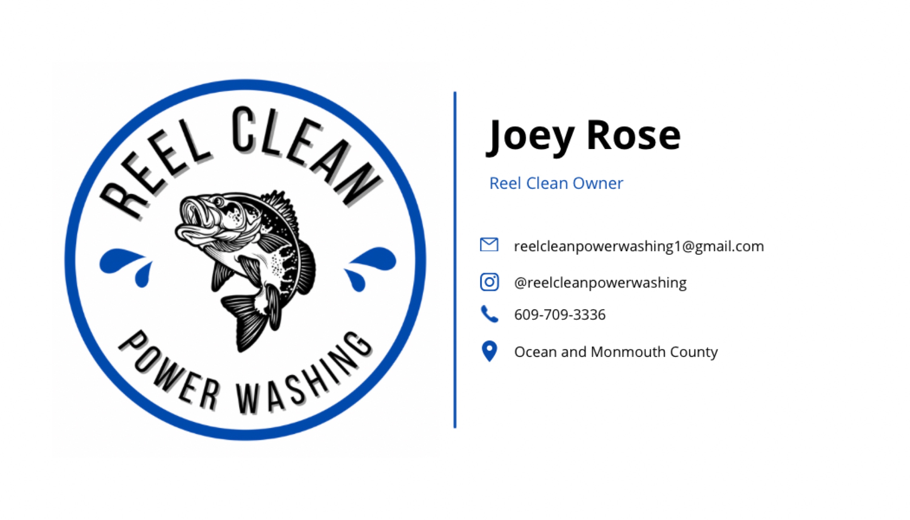 Reel Clean Powerwashing Logo