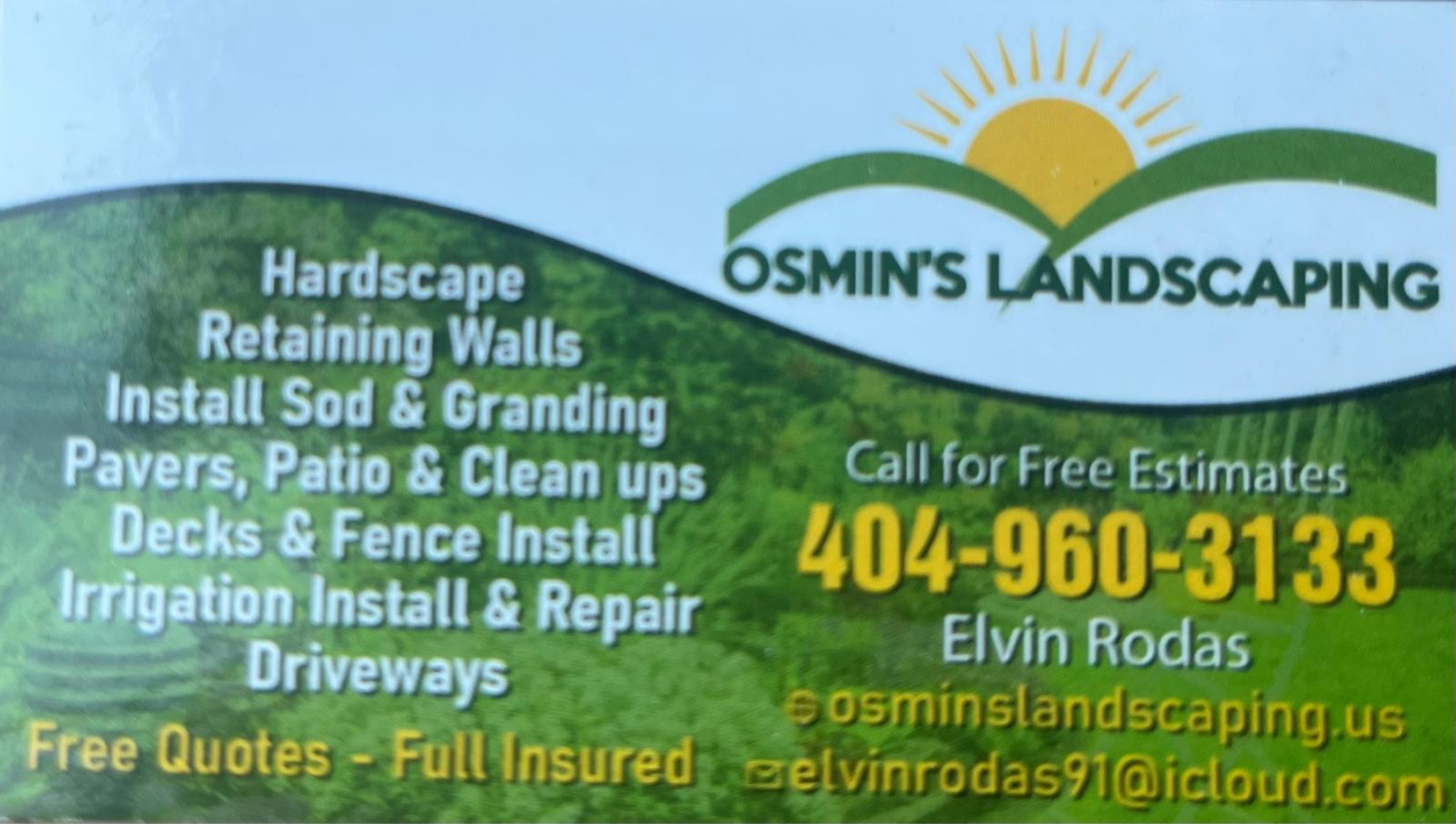 Osmins Landscaping LLC Logo