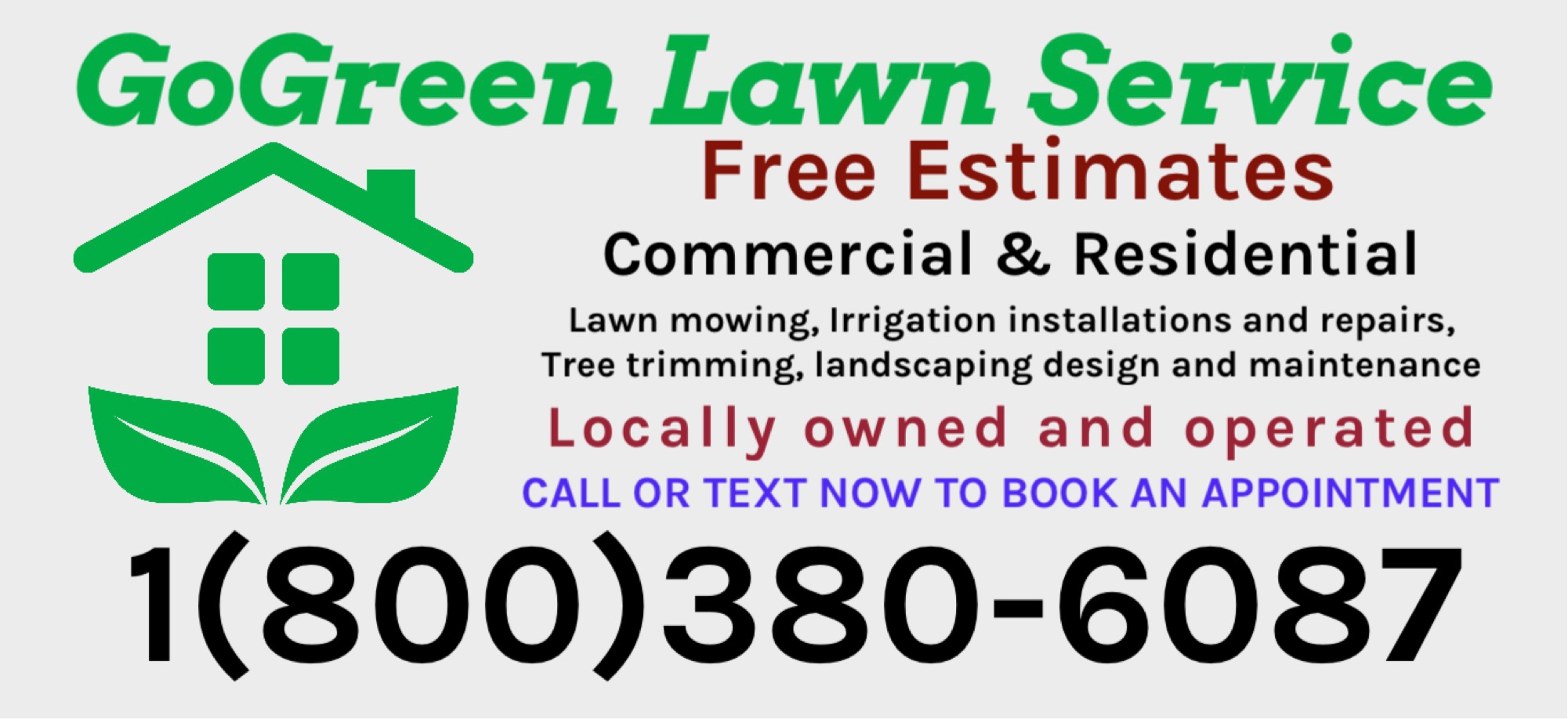 GoGreen Lawn Services Logo