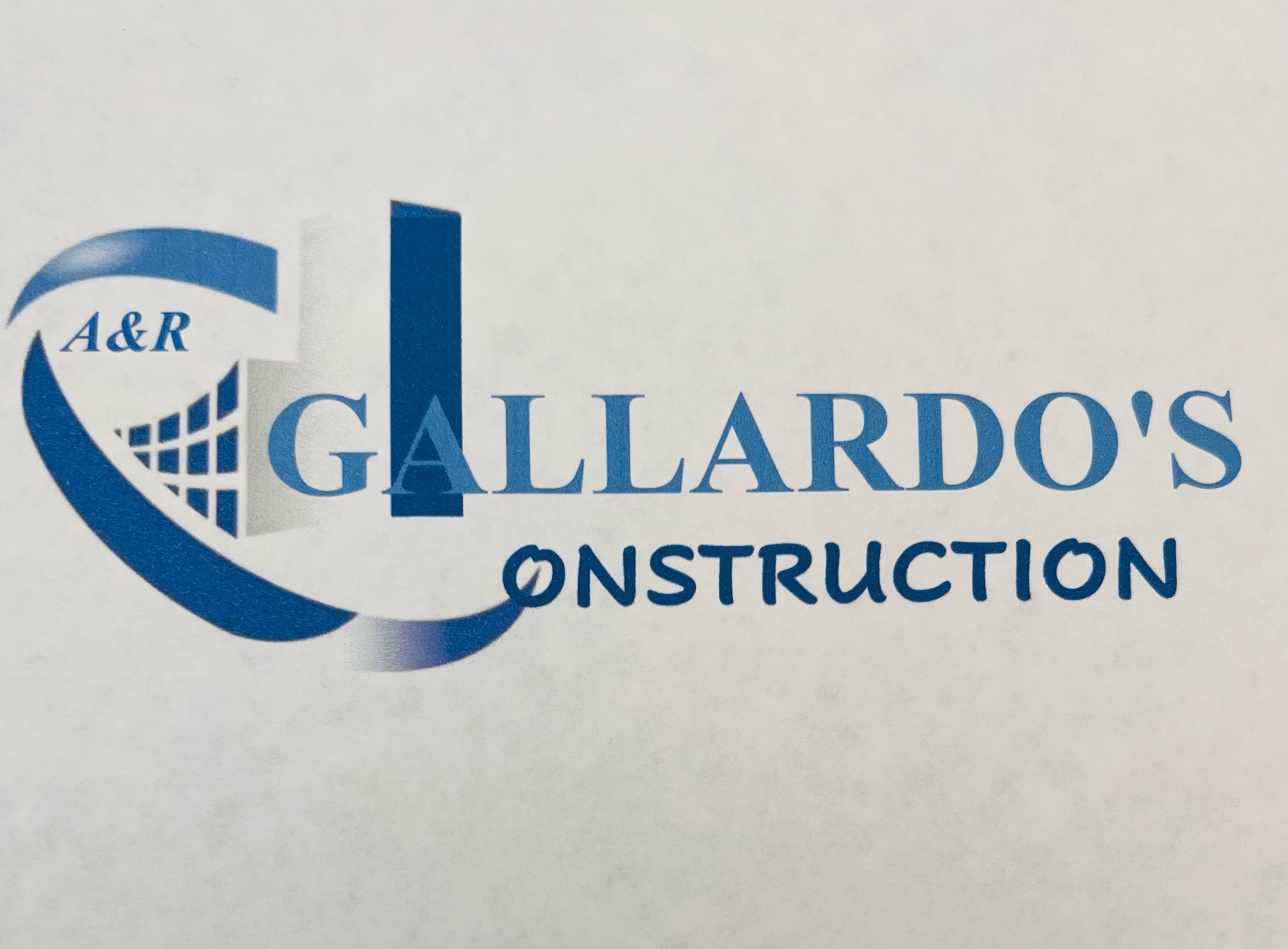 A&R Gallardo's Construction Logo