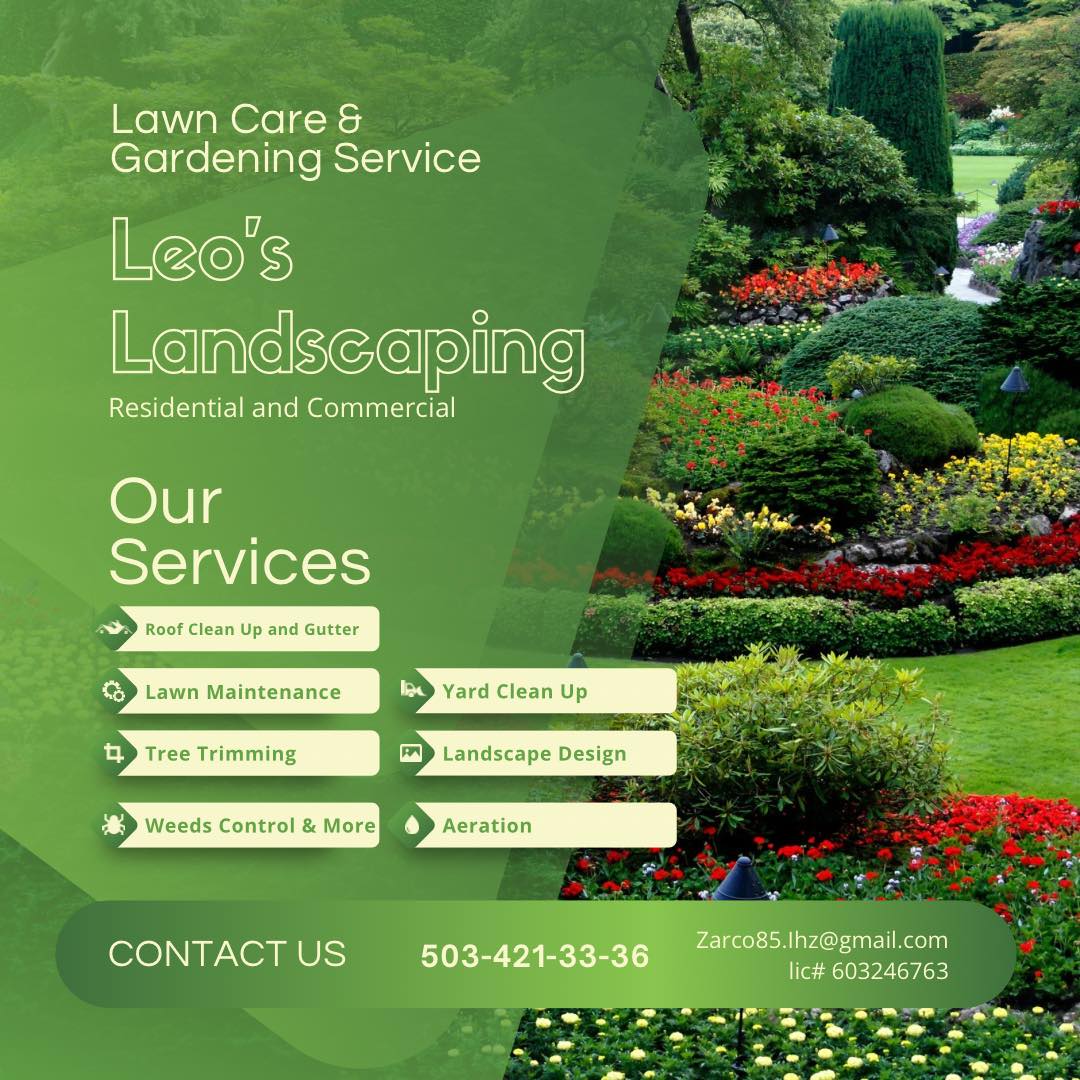 Leo's Landscaping Logo