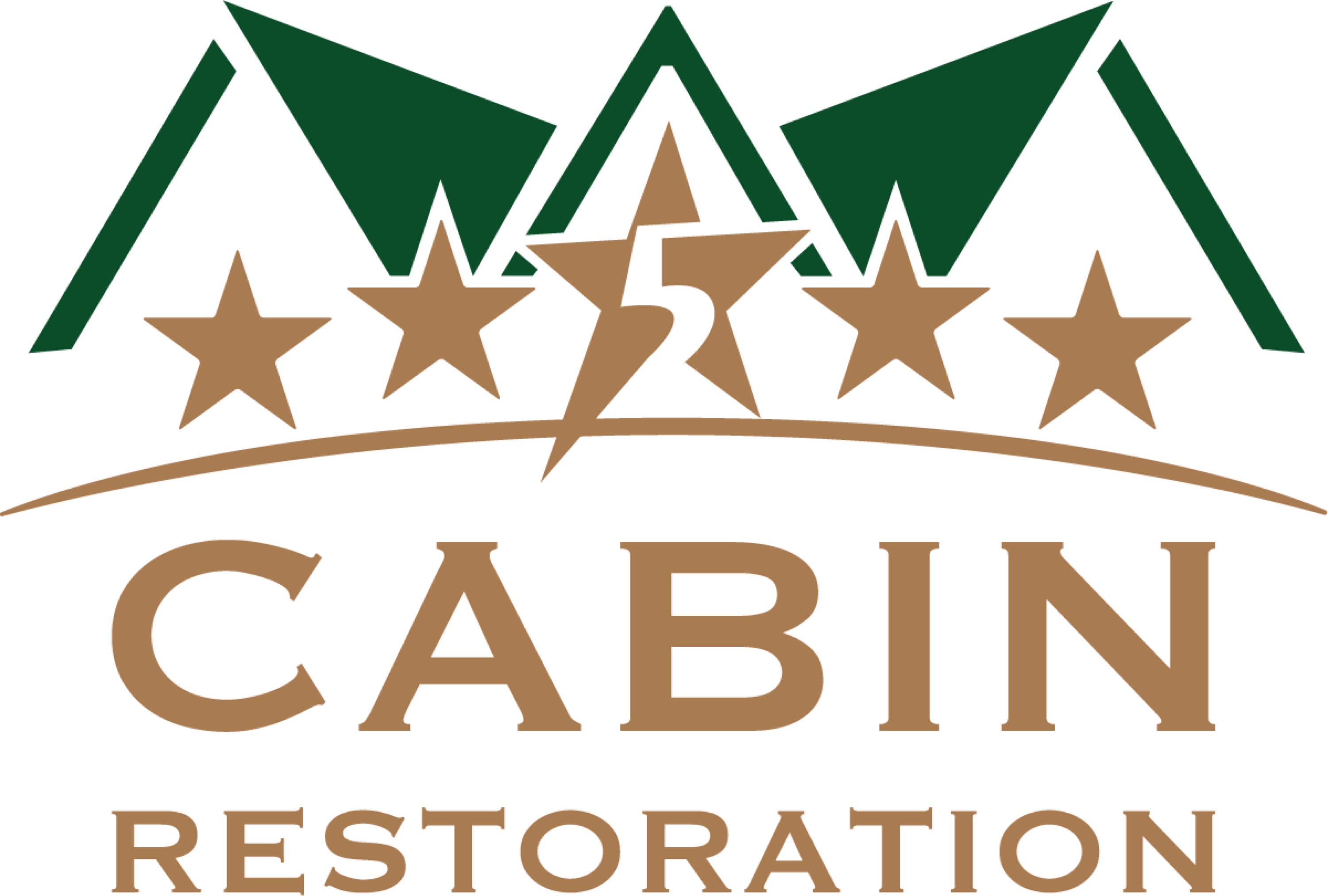 5 Star Cabin Restoration Logo