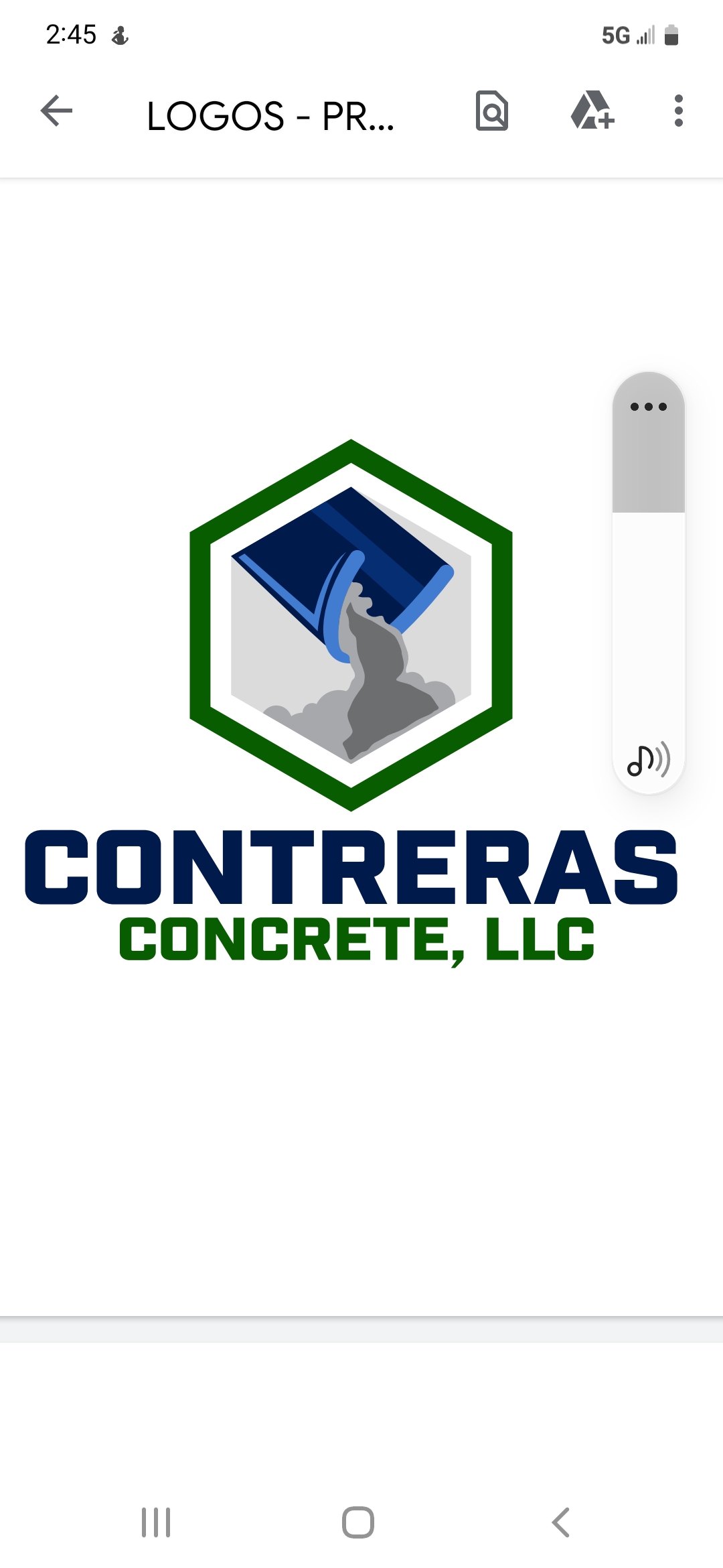 Contreras Concrete, LLC Logo