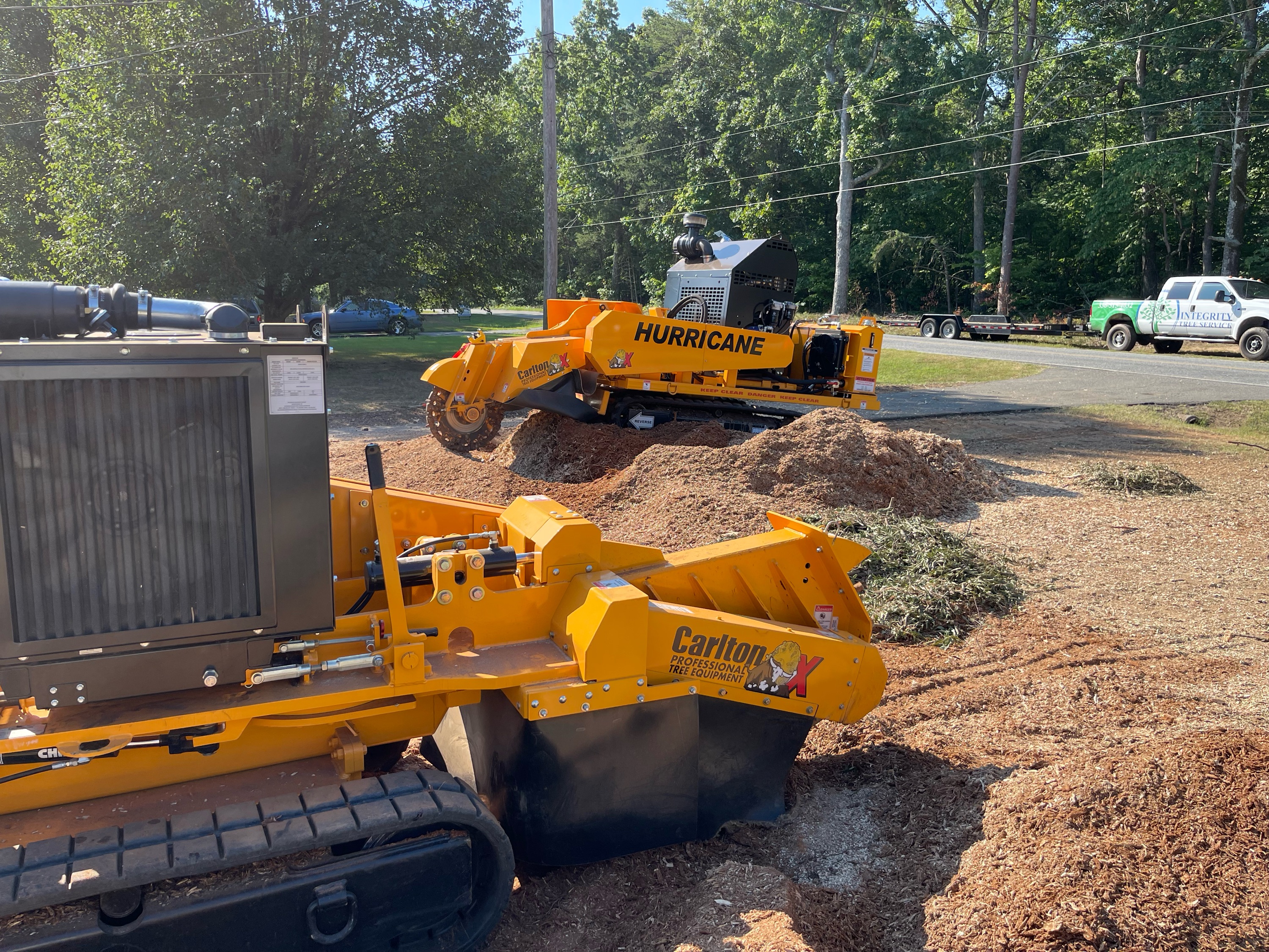 Stump Grinding By Chad Logo