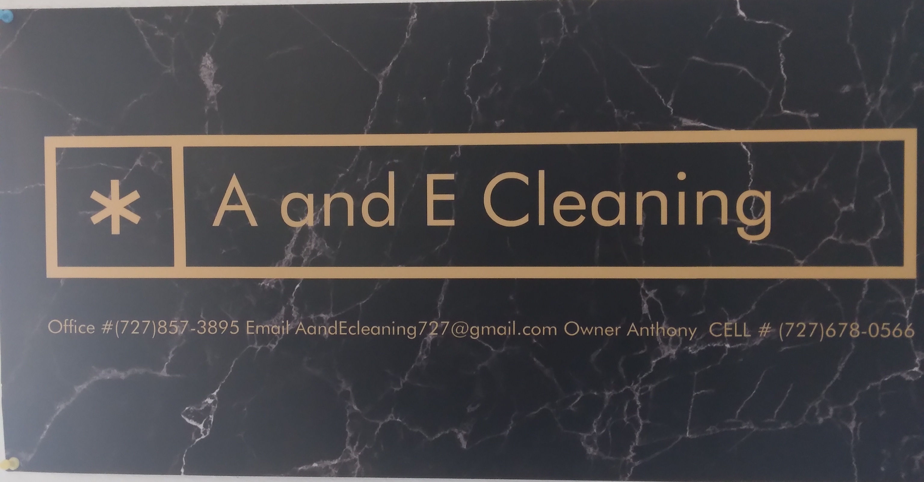 A and E Cleaning LLC Logo
