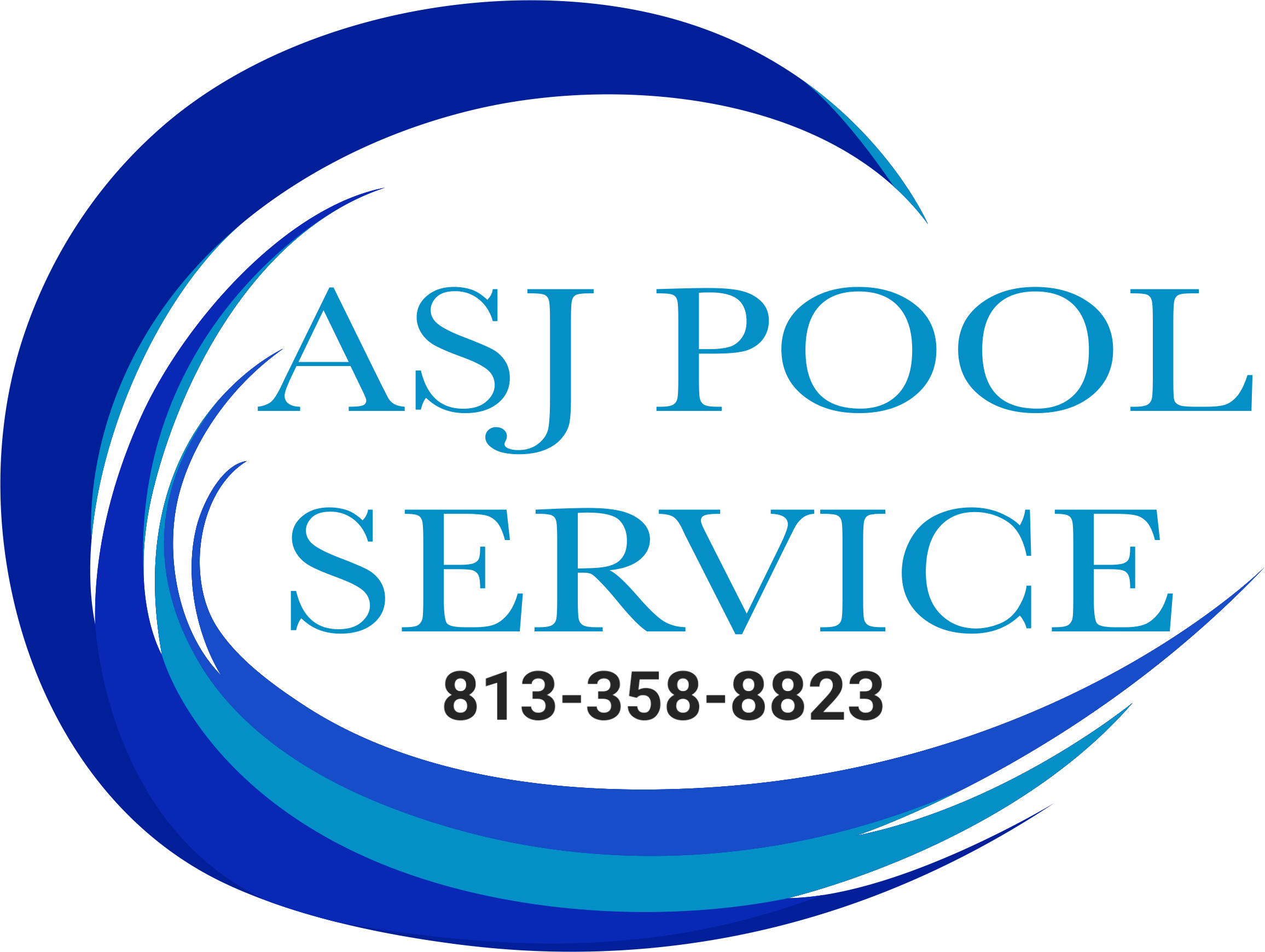 ASJ Pool Service Logo