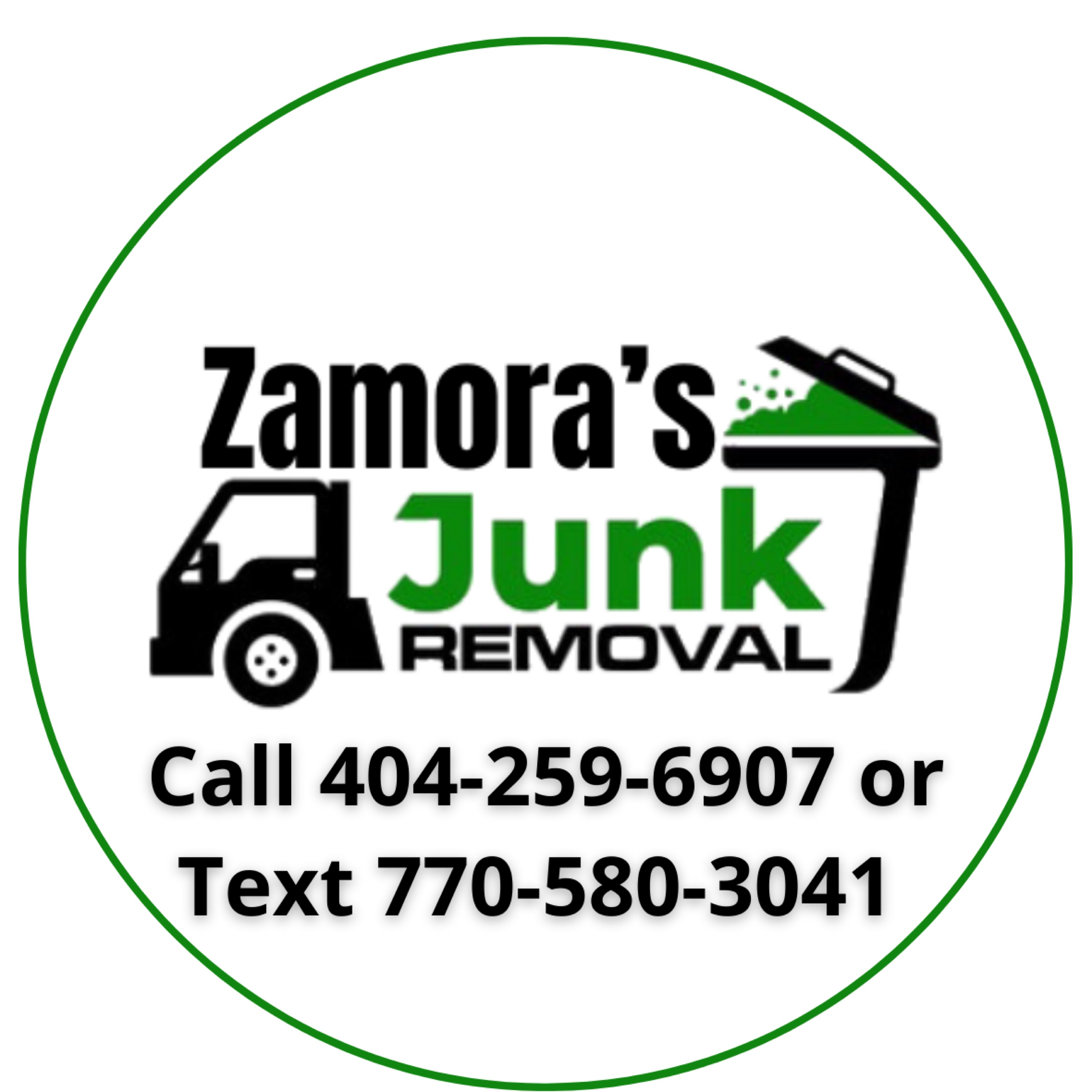 Zamora's Junk Removal Logo