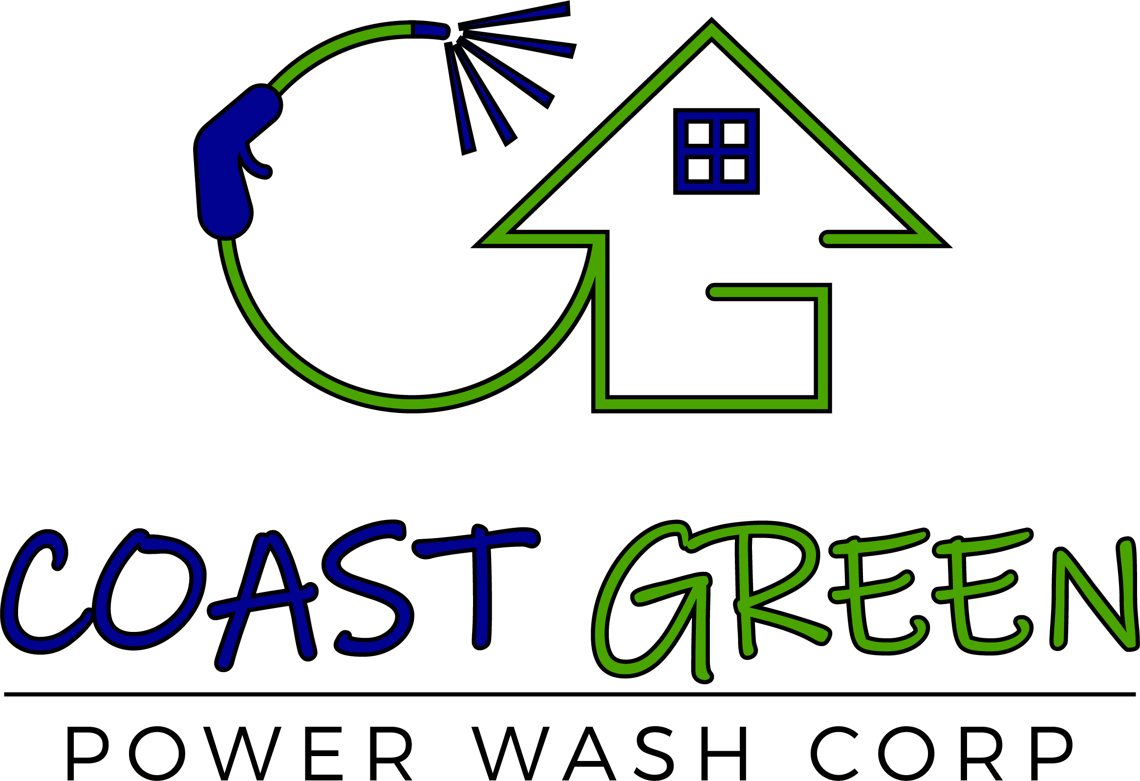 Coast Green Power Wash Corp. Logo