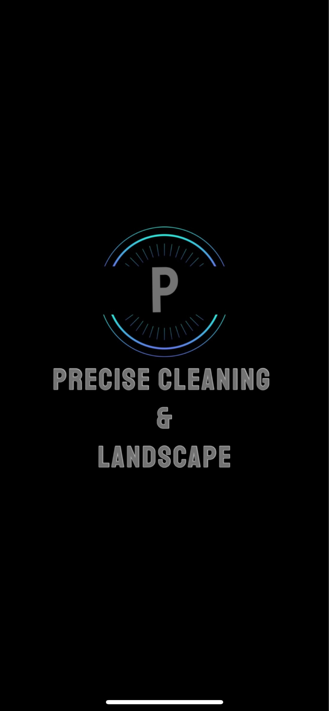 Precise Cleaning and Landscape Logo