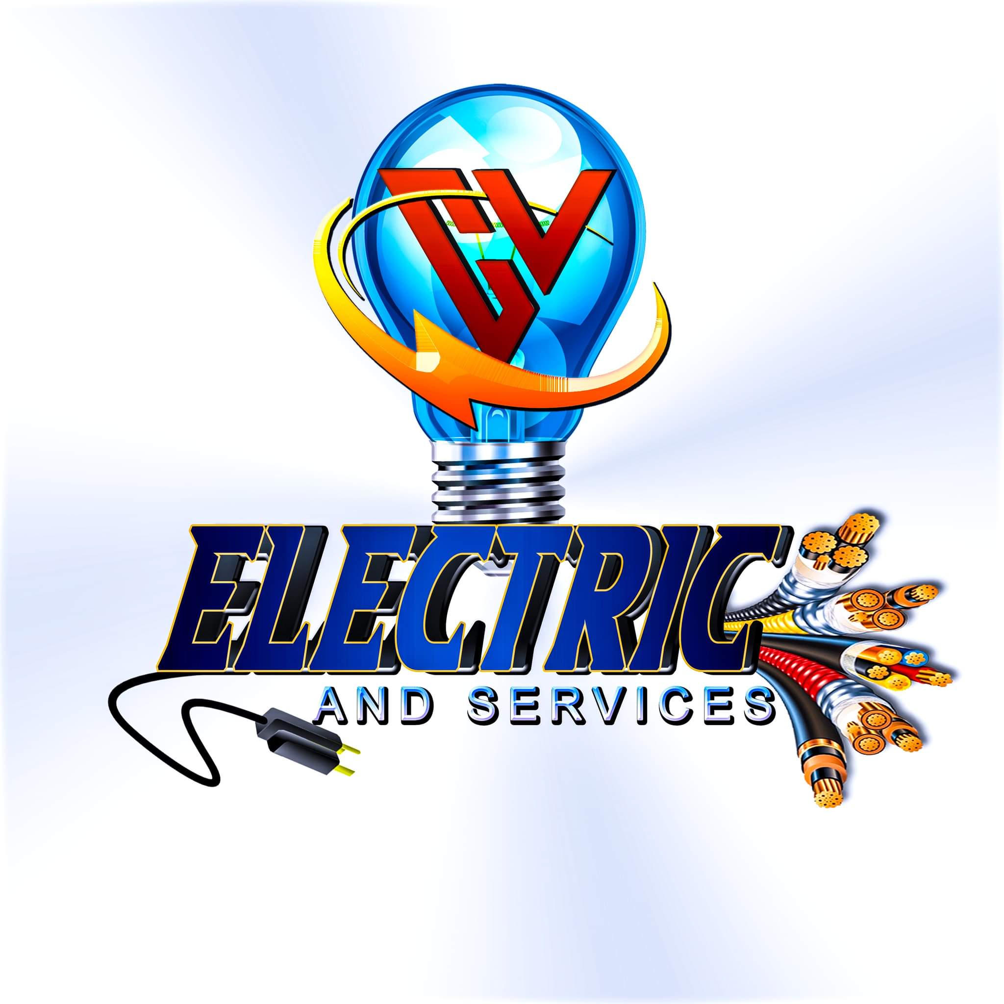 C.V. Electric & Services Logo