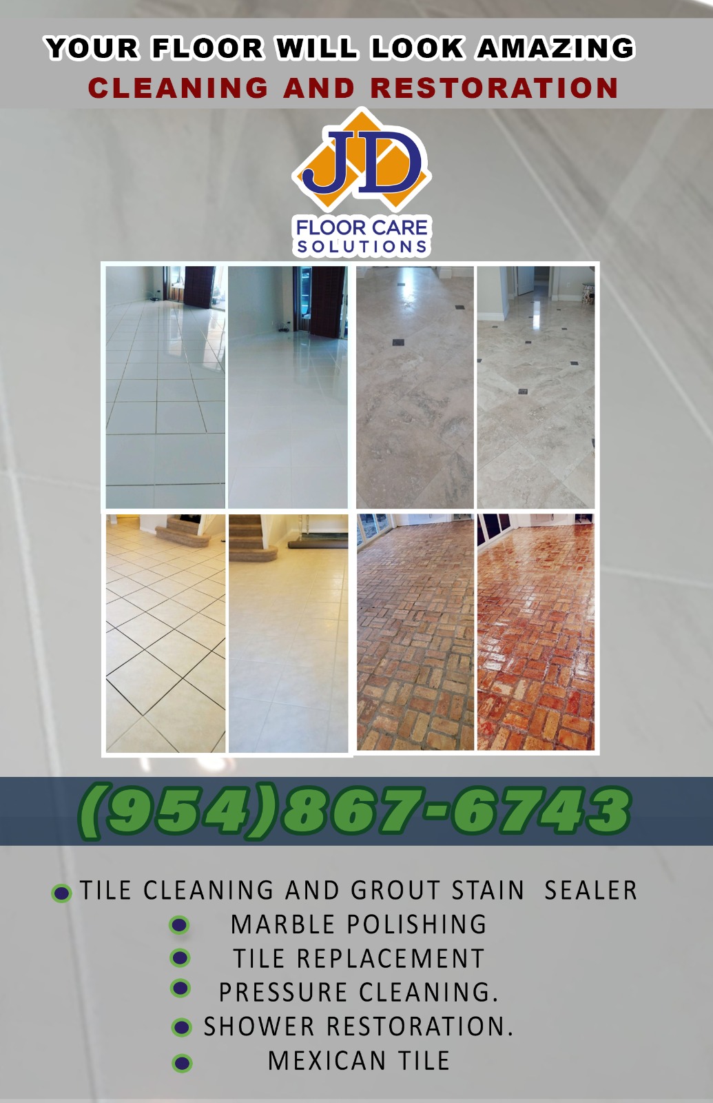 JD Floor Care Solutions, LLC Logo