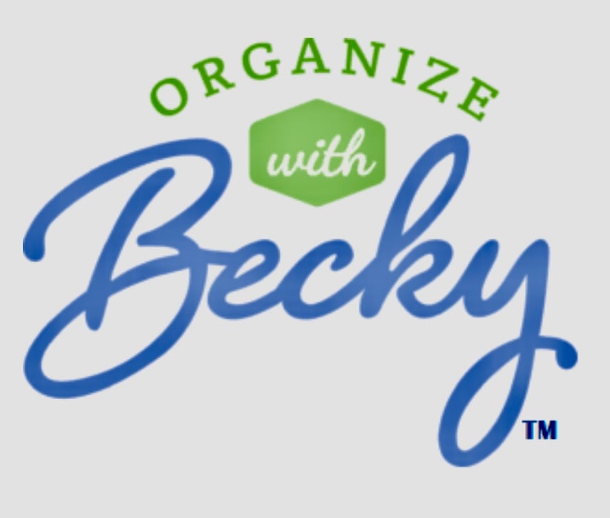 Organize With Becky Logo