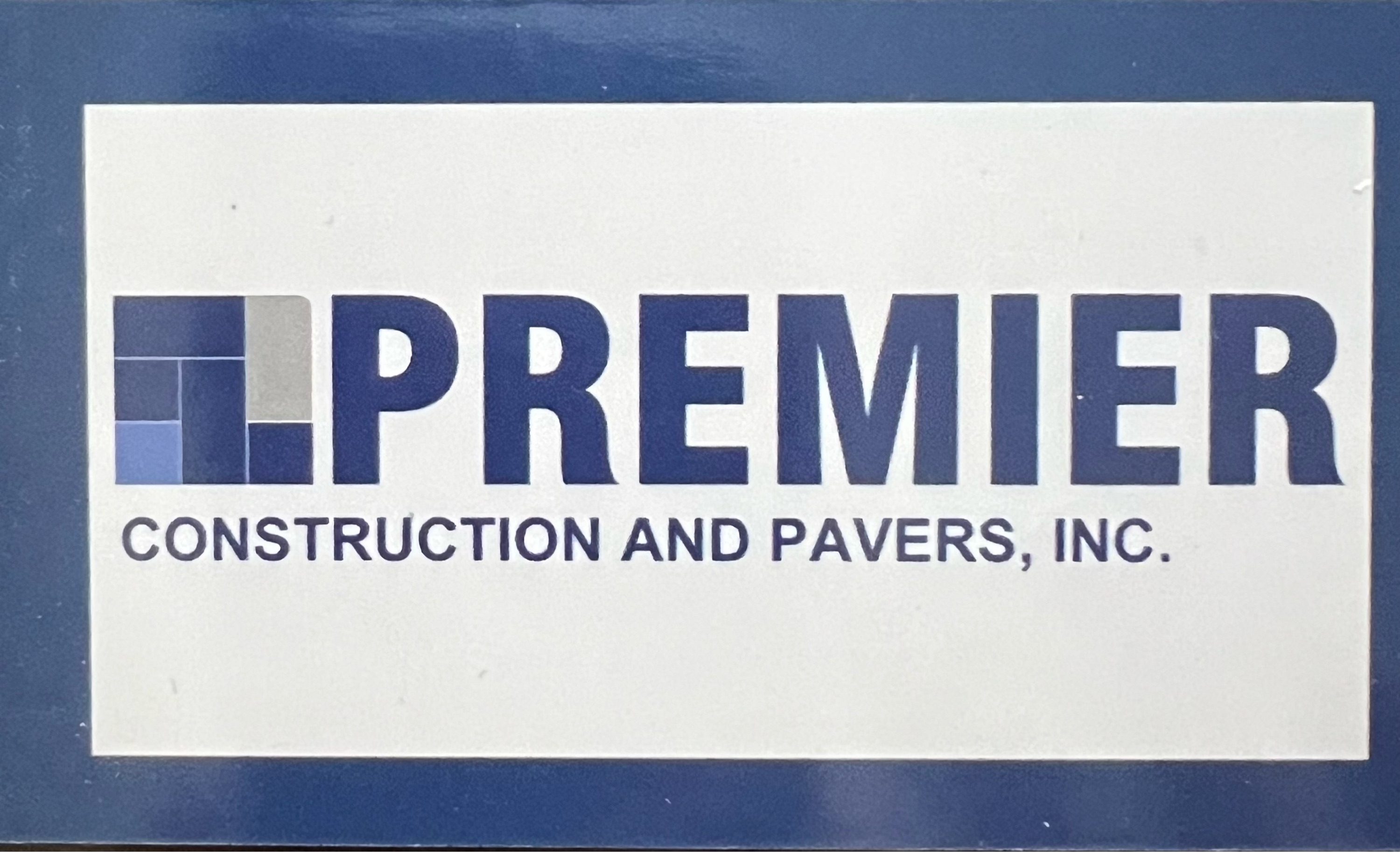 Premier Construction & Pavers Logo