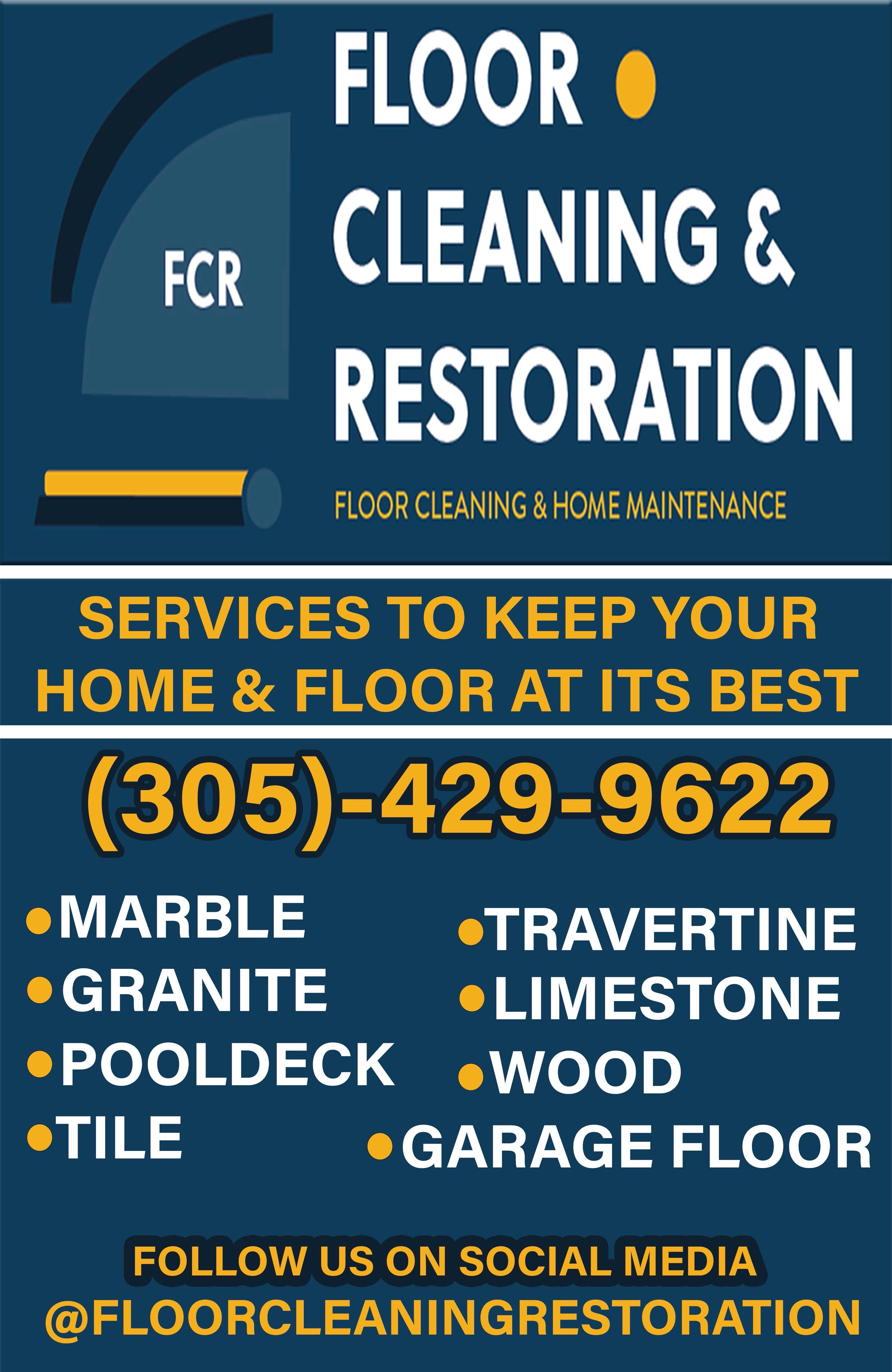 Floor Cleaning and Restoration Logo